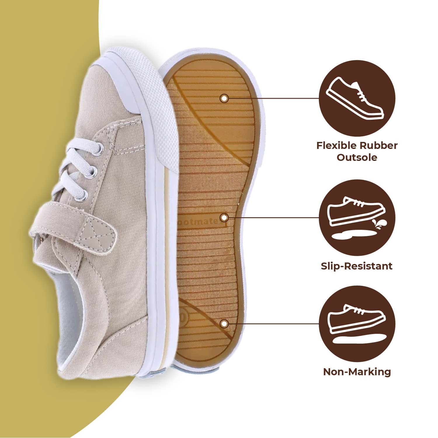 FOOTMATES Baby Boys Jordan Sneakers for Infant Toddler Little Kid - Comfortable Athletic Shoes for Playground Running Walking Casual Wear
