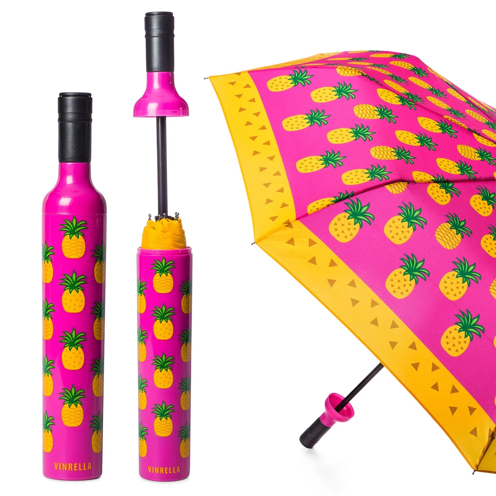 Vinrella Windproof Travel Umbrella - Compact Folding Portable for Men & Women - Perfect for Rainy Days, Commuting, and Outdoor Activities