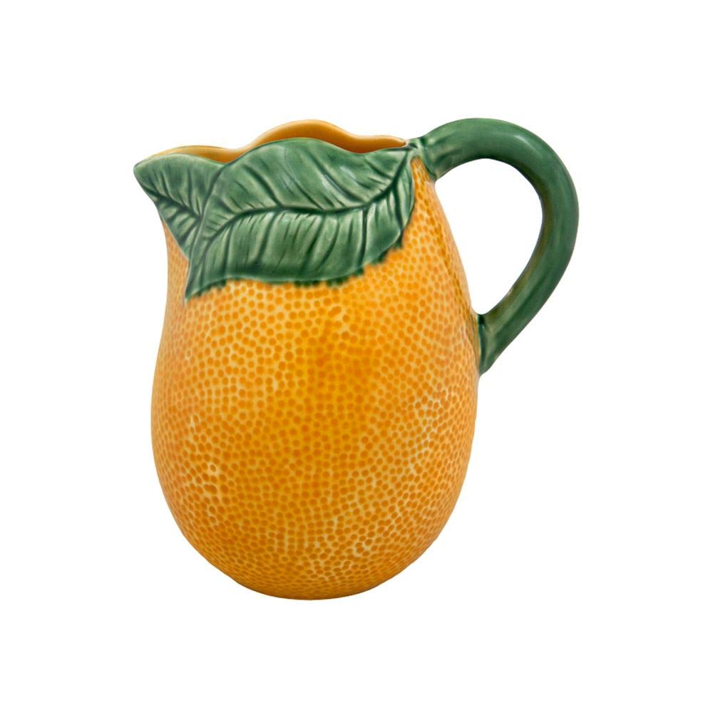 Stainless Steel Orange Juice Pitcher with Lid - 2 Quart Large Capacity for Fresh Squeezed Juice, Lemonade & Iced Tea - Perfect for Summer Parties, BBQs & Outdoor Gatherings