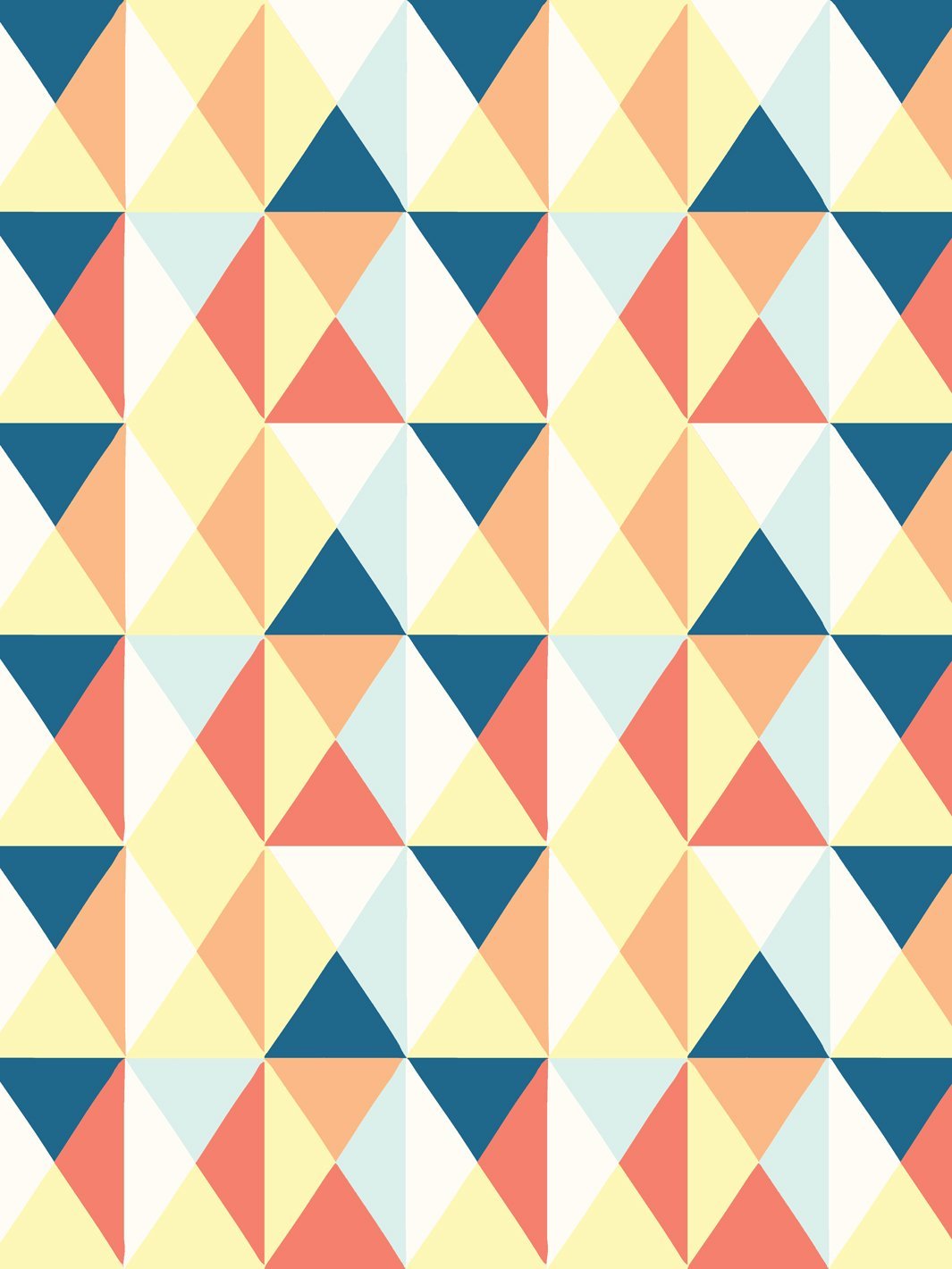 Fisher Price™ Geo Orange Peel & Stick Wallpaper - Easy DIY Removable Wallpaper for Kids' Rooms, Playrooms & Nursery Decor