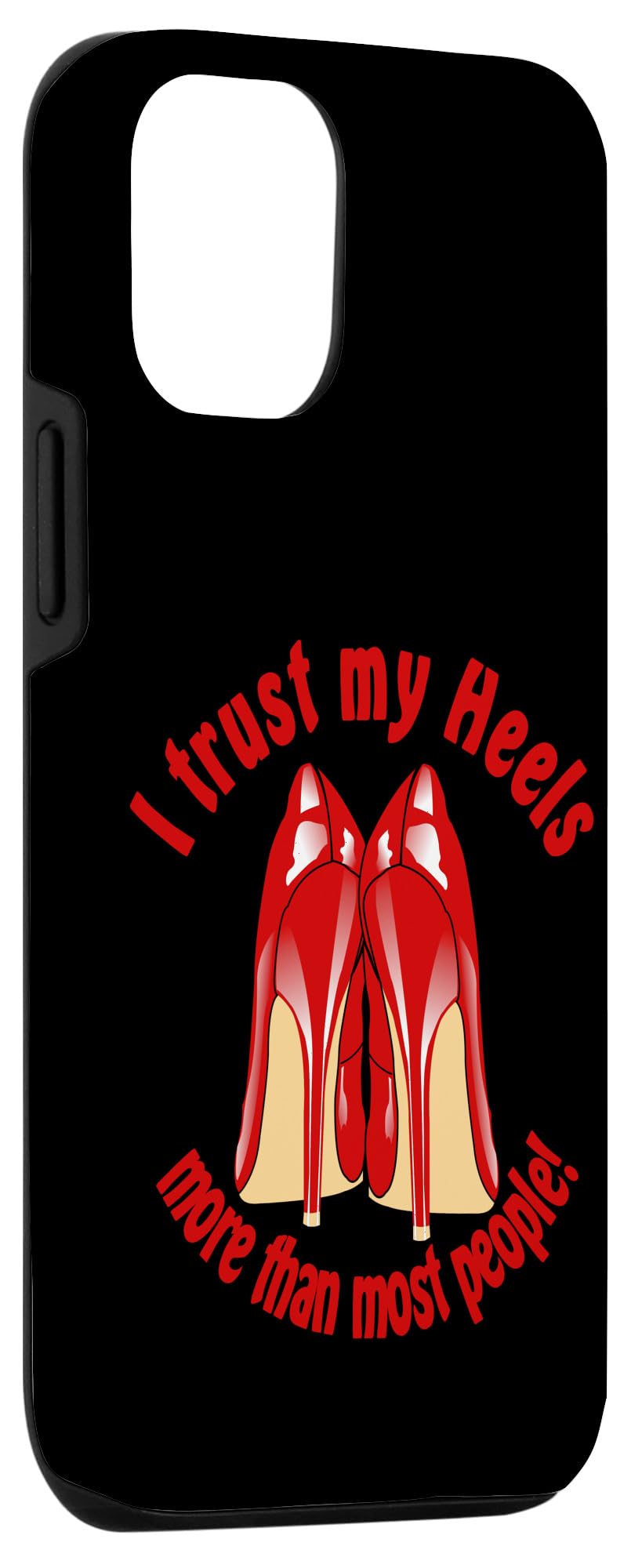 iPhone 12/12 Pro Case - Funny High Heels Design for Shoe Lovers | Perfect Red Gift Idea for Women | Great for Parties, Birthdays & Fashion Enthusiasts