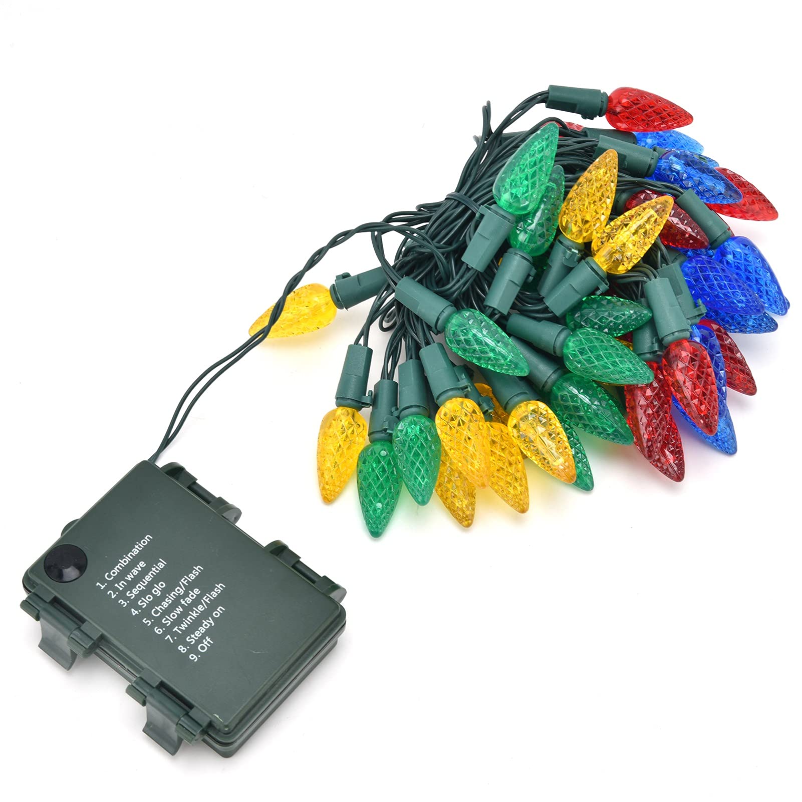 Strawberry Shaped LED String Lights - 24FT Multicolor Low Voltage Fairy Lights for Bedroom, Wedding, Party & Outdoor Decoration | Waterproof & Energy Efficient