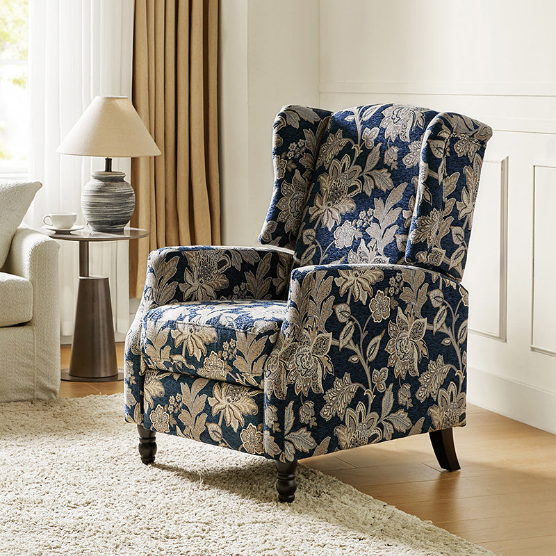 Lilith Upholstered Recliner Chair - Adjustable Backrest & Footrest, Ergonomic Living Room Reclining Chair for Relaxing, Reading & Watching TV