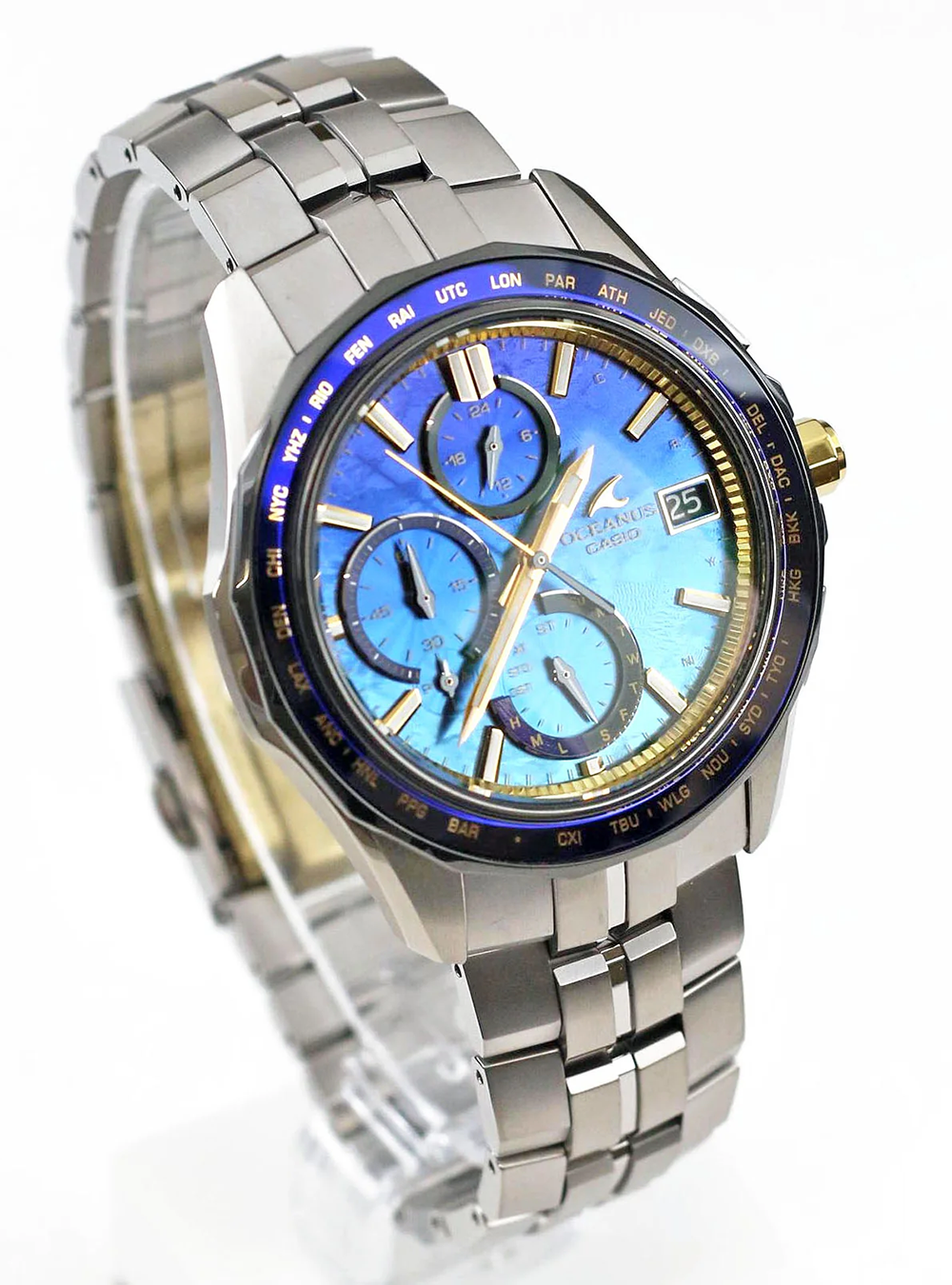 CASIO Oceanus 50th Anniversary Limited Edition OCW-S7000SS-2AJR Men's Watch - Japanese Made JDM, Stainless Steel, Solar Powered for Diving & Luxury Wear