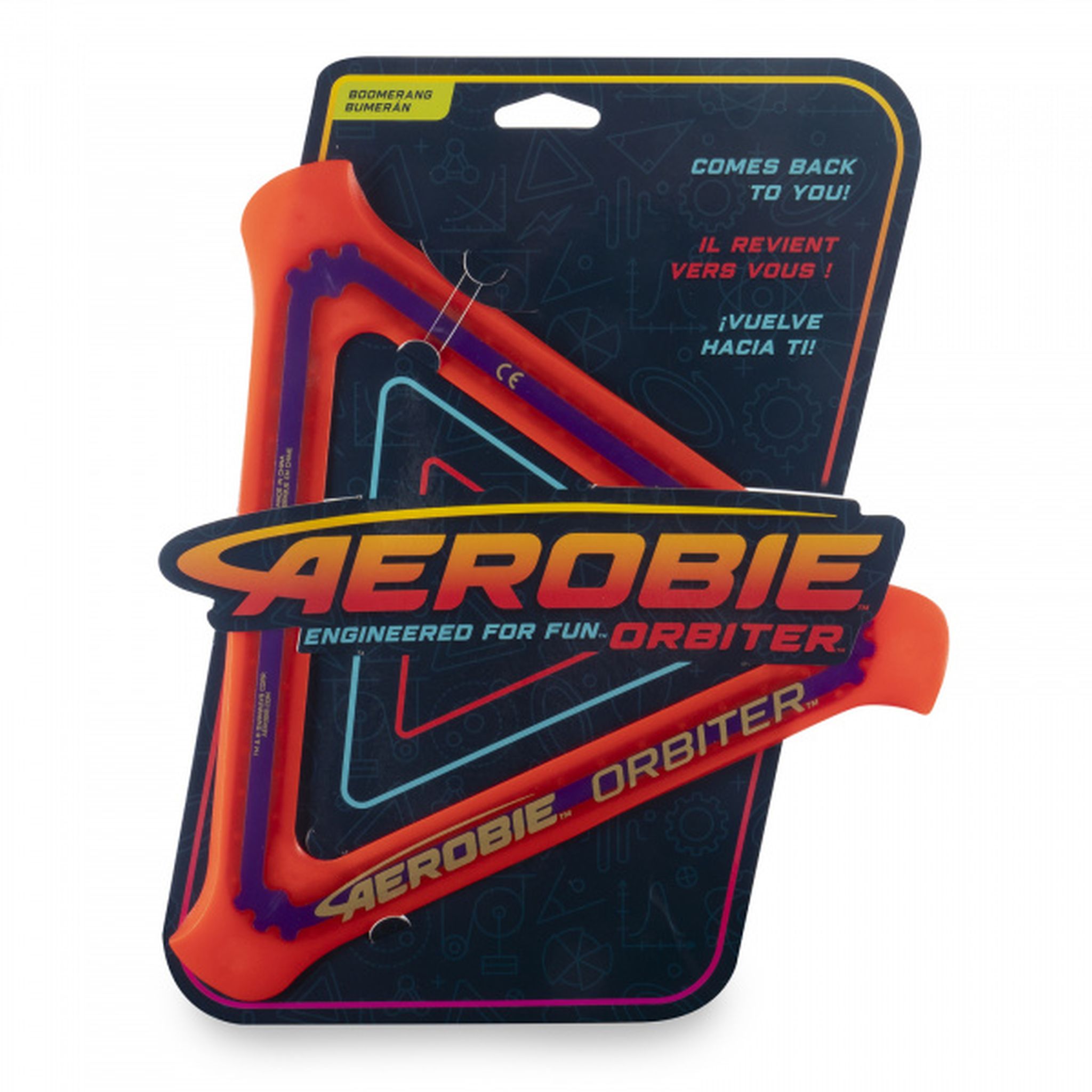 Aerobie Orbiter Boomerang - High Performance Flying Disc for Outdoor Fun, Sports & Backyard Games - Single Unit