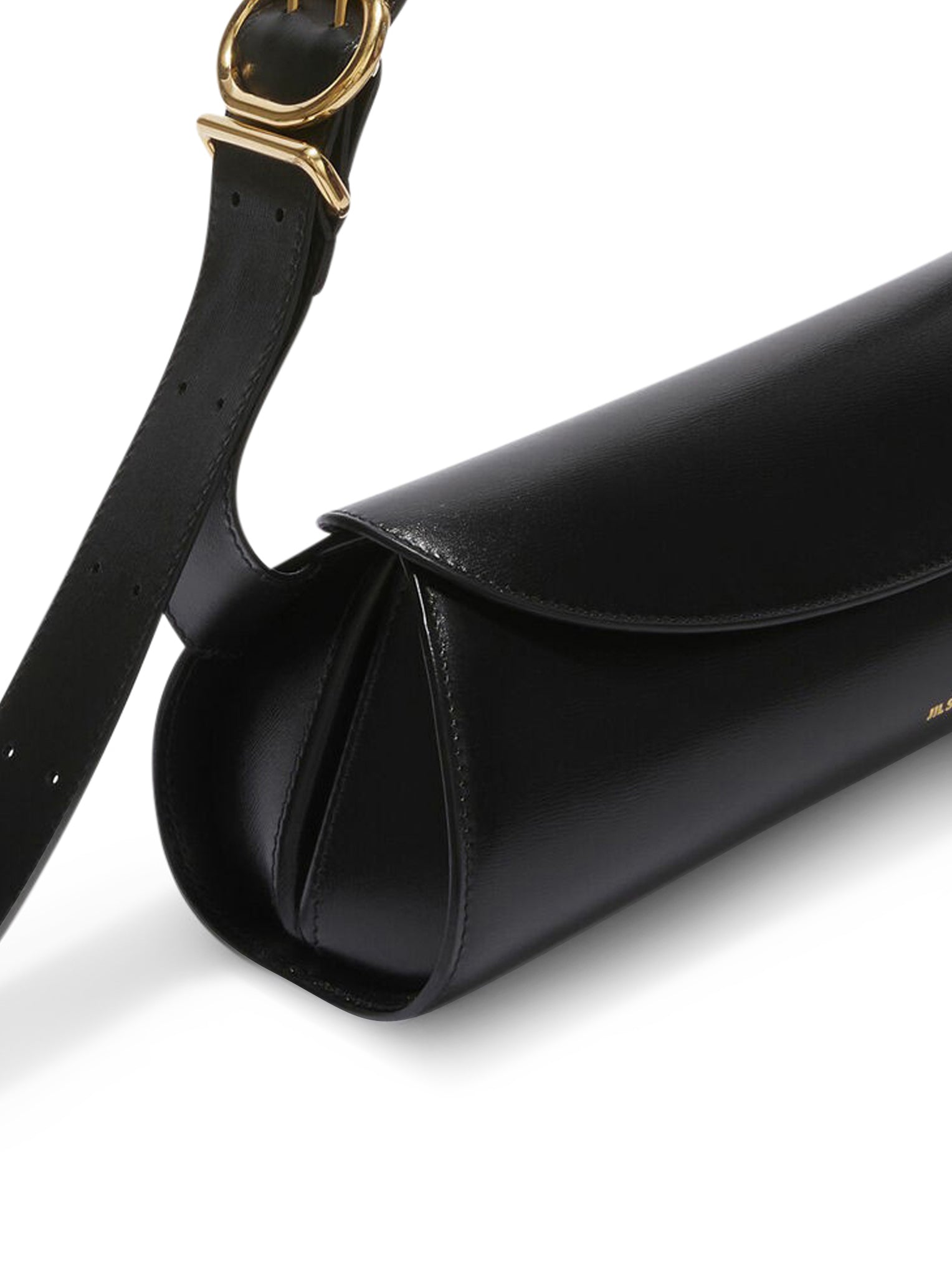 Jil Sander Cannolo Small Black Crossbody Bag - Premium Leather Shoulder Purse for Women | Perfect for Work, Travel & Evening Outfits