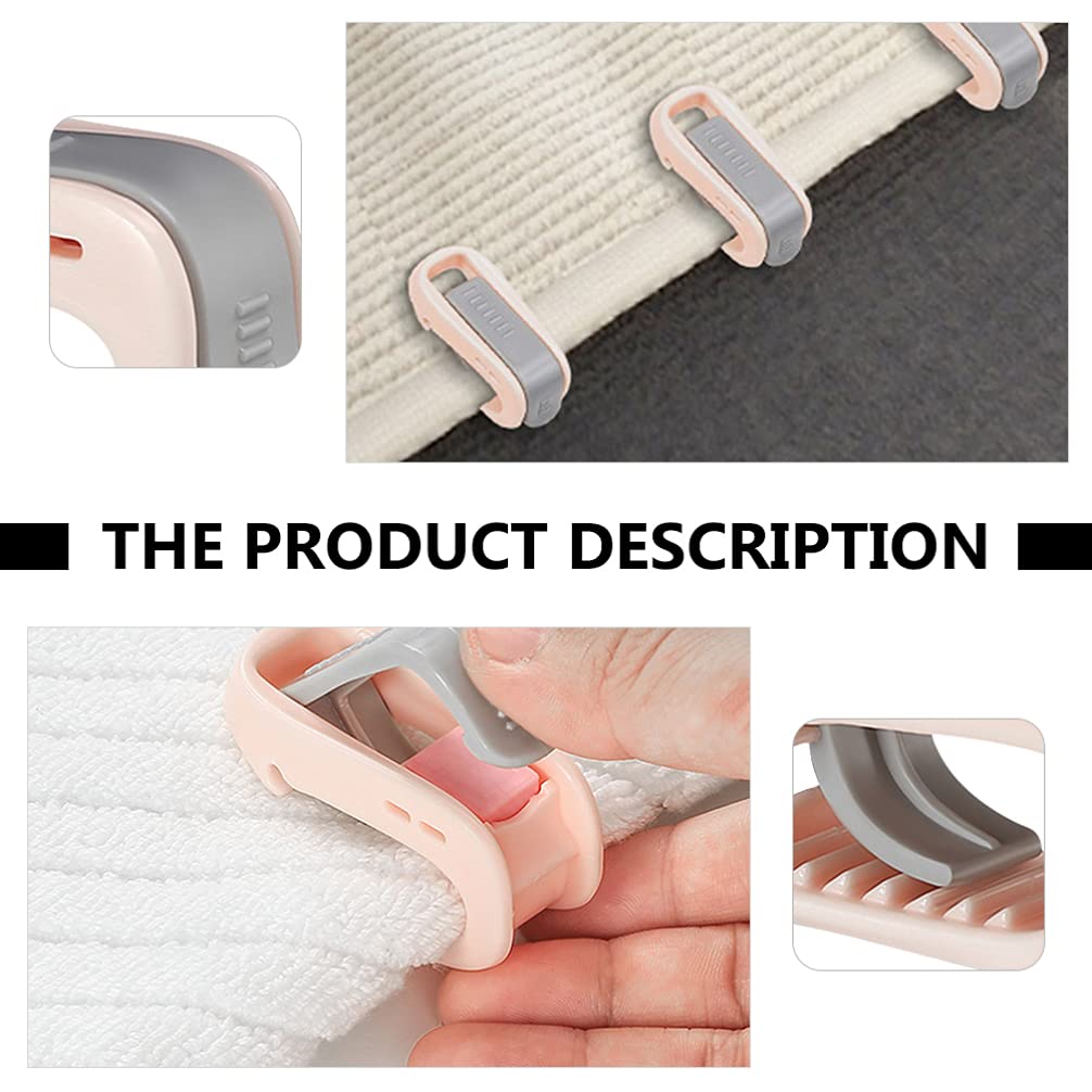 DOITOOL 8-Piece Adjustable Duvet Cover Clips - Strong Quilt Sheet Fasteners for Comforter, Blanket & Bedding - Secure & Organize Your Bed with Ease - Perfect for Home, Hotel & Travel Use