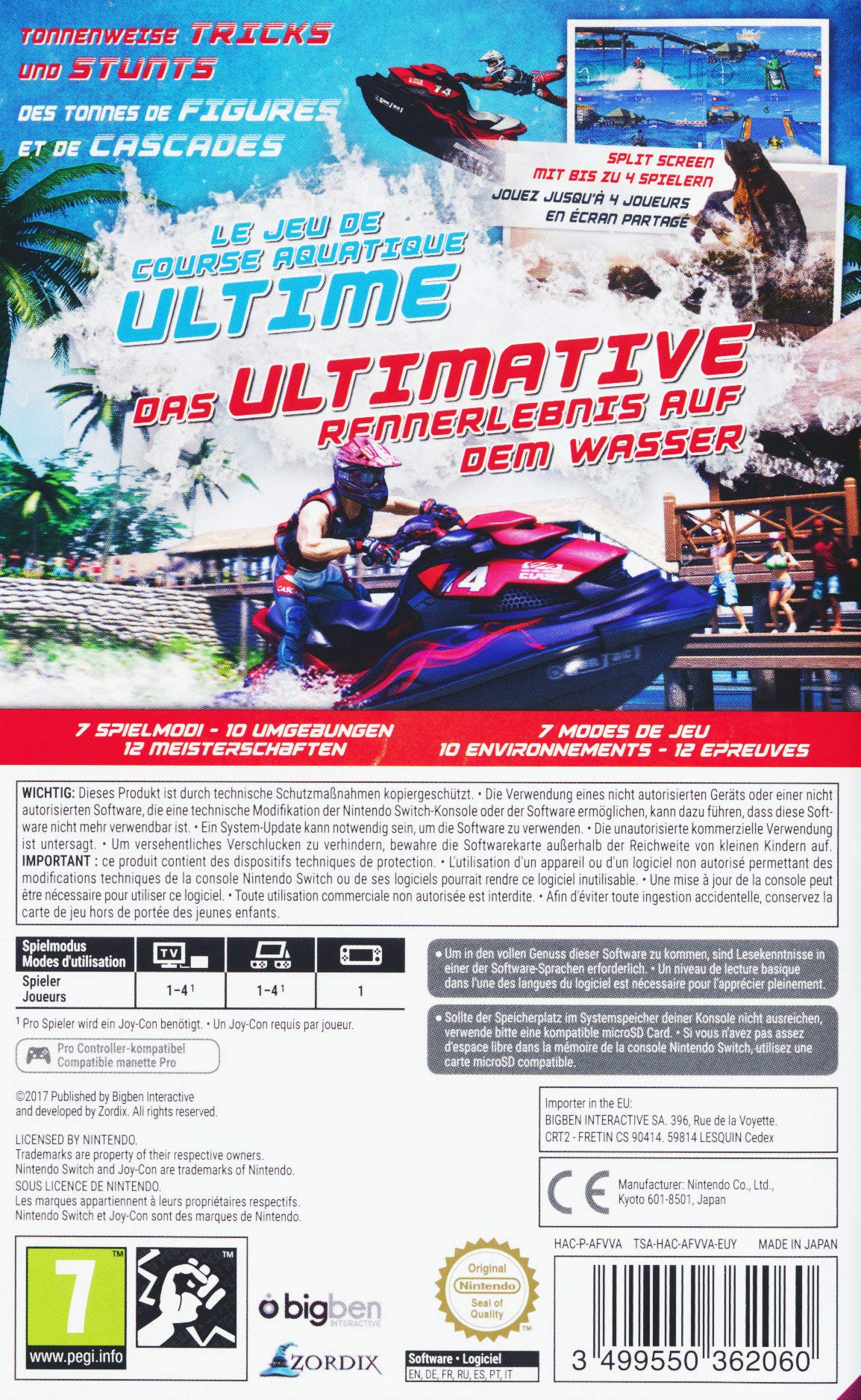 Aqua Moto Racing Utopia - Nintendo Switch Game - Watercraft Racing Adventure for Family & Friends | Perfect for Parties, Game Nights & Competitive Multiplayer Fun