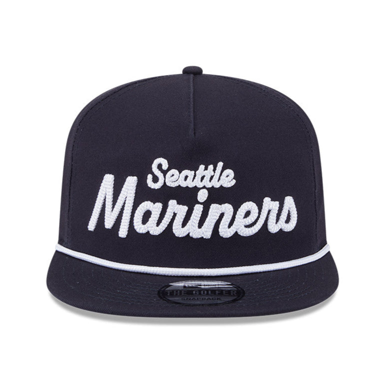 New Era Seattle Mariners Logo Snapback Hat - Adjustable Golf & Baseball Cap for Men & Women - Perfect for Games, Sports & Casual Wear