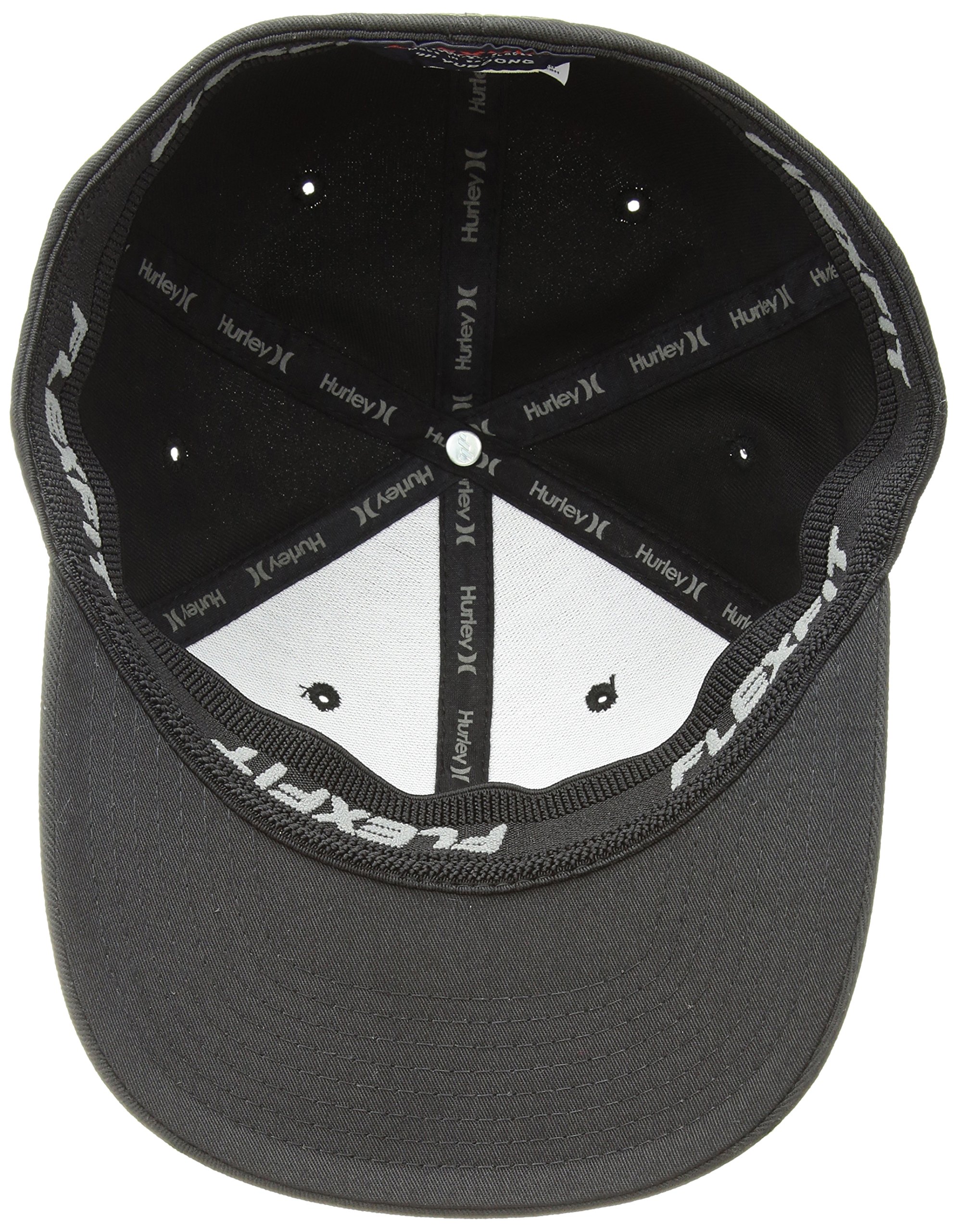 Hurley Men's One & Only Flexfit Baseball Cap - Adjustable Fitted Hats for Men (S-XL) - Perfect for Outdoor Sports, Casual Wear & Sun Protection