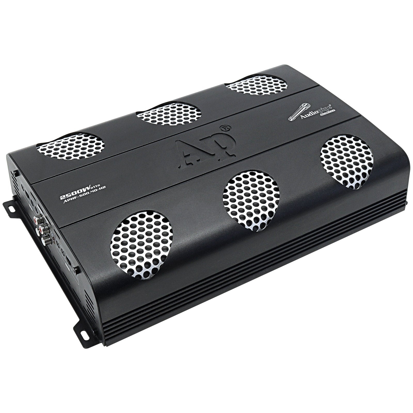 2500W Full Range Class D Mosfet Amplifier 2 Ohm Stable - APHF 500.4D H2 Car Audio Amp for Subwoofers & Speakers | Perfect for Car, Truck & Marine Stereo Systems