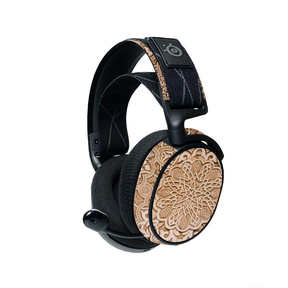 MightySkins Steelseries Arctis 7 Gaming Headset Skin (2019) - Carved Design | Protective Vinyl Decal Wrap Cover | Durable & Easy to Apply | Made in USA | Perfect for Gaming, Streaming & Customization