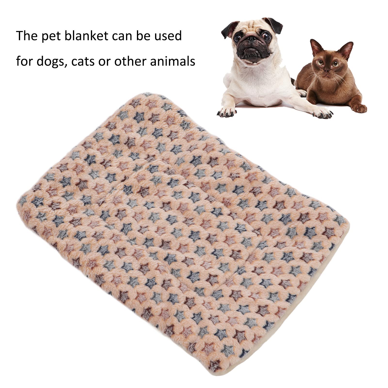 EVTSCAN Pet Blanket for Dogs & Cats - Warm & Soft Winter Sleeping Mat for Small Medium Large Pets - Cozy Bed for Crate, Sofa, Travel & Home Use