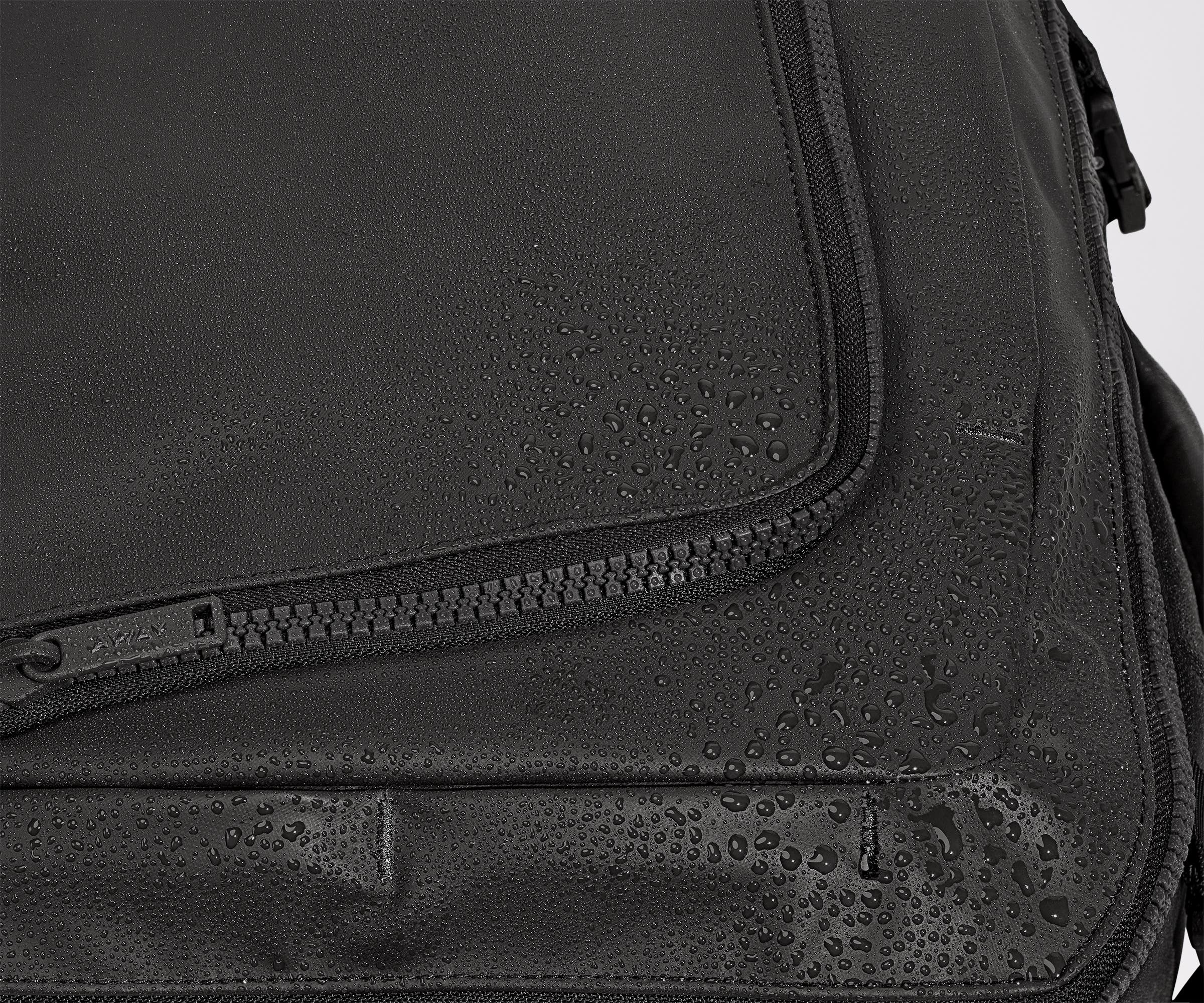Jet Black 25L Active Convertible Backpack - Durable Travel & Work Backpack for Commuting, Hiking & Gym | Water-Resistant & Laptop Compatible