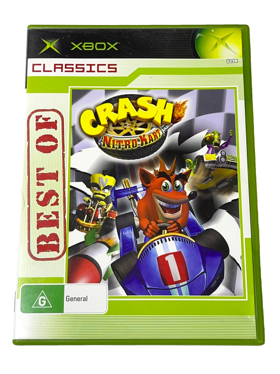 Crash Nitro Kart for XBOX Original PAL - Classic Racing Game (Pre-Owned, No Manual) - Perfect for Retro Gaming & Collectors