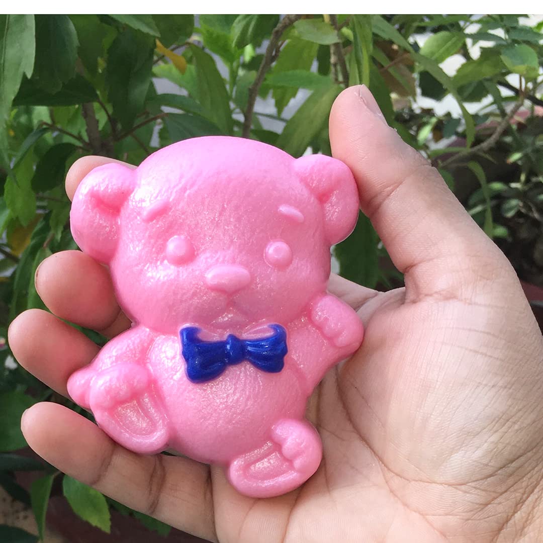 Love and Lather Cute Teddy Soap 80g - Natural Handmade Shea Butter Soap for Kids | Paraben & SLS Free, Nourishing & Moisturizing | Perfect for Birthday Gifts, Baby Showers & Gentle Skin Care