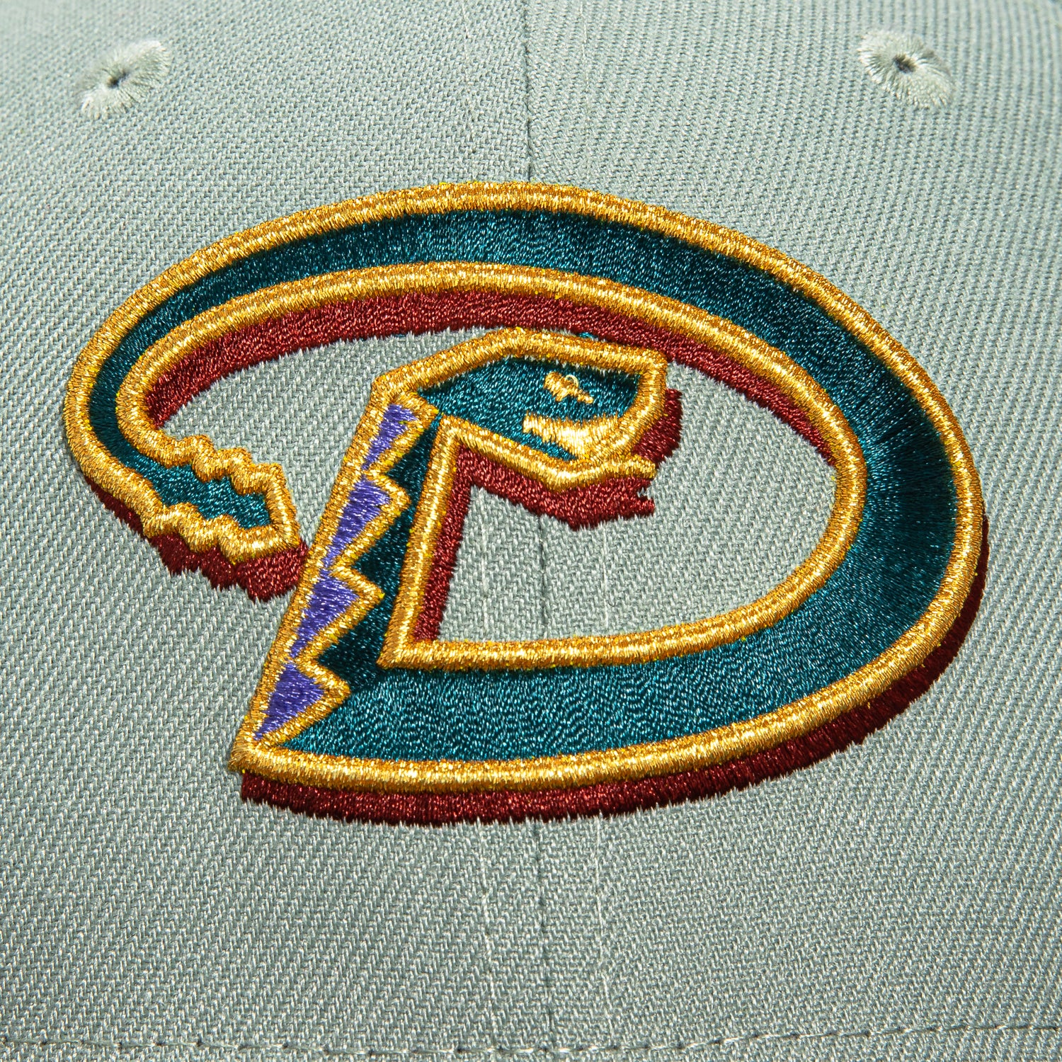 New Era 59Fifty Arizona Diamondbacks Inaugural Patch Snapback Hat - Everest Green, Brown, Green & Metallic Gold | MLB Baseball Cap for Fans & Collectors | Game Day, Casual Wear & Sports Memorabilia