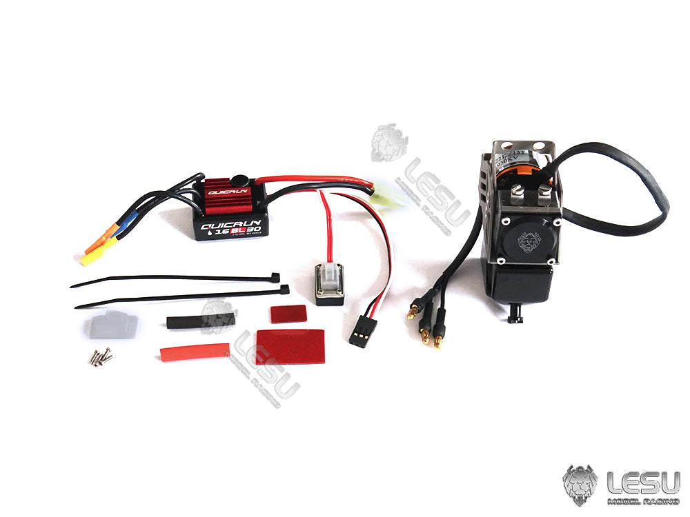 LESU Urea Cans Tank Hydraulic Oil Pump Motor ESC Set Mount Support Base for 1/14 Scale RC Dump Truck DIY Model - Tamiya Replacement Parts - Perfect for RC Construction Vehicle Enthusiasts & Scale Model Builders