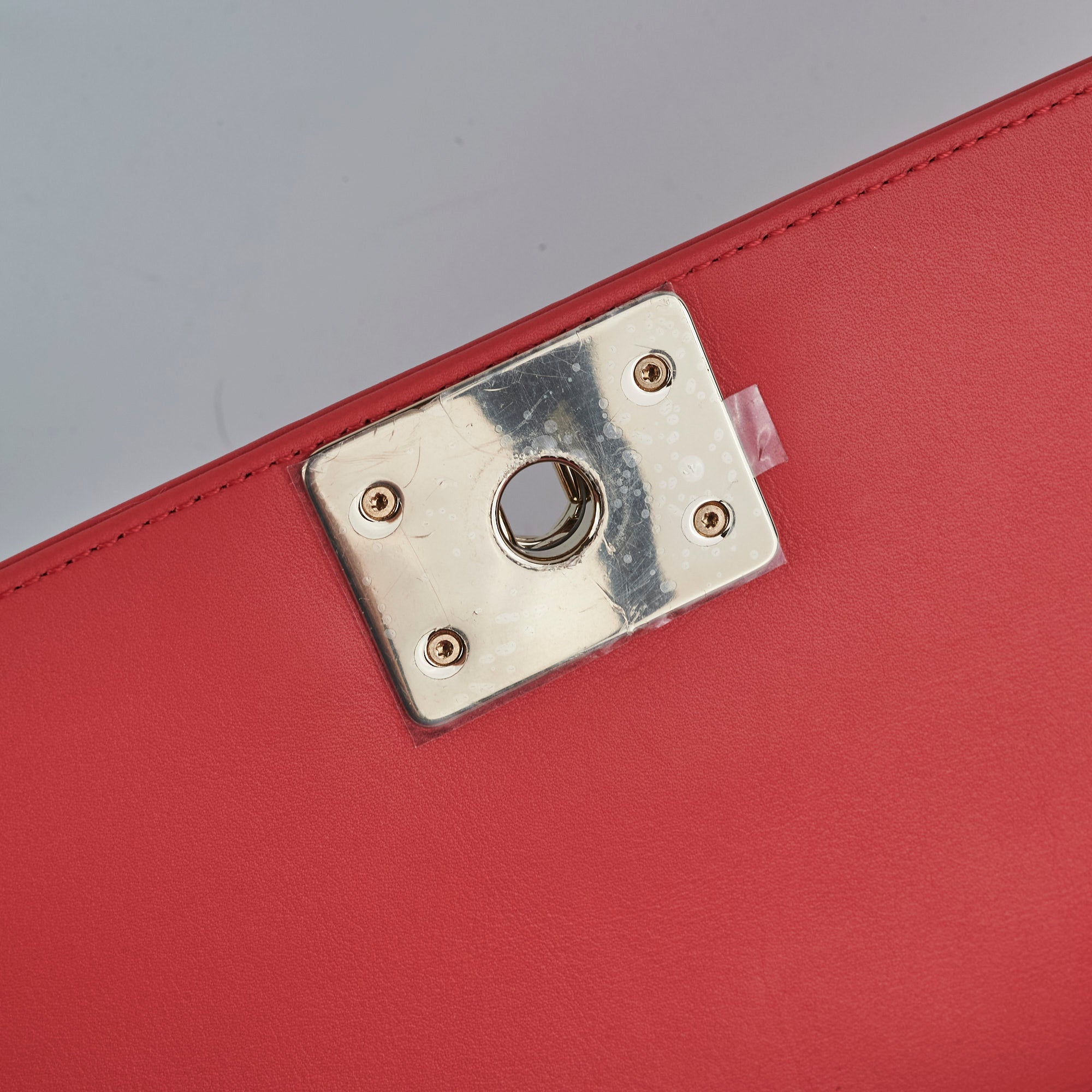 Chanel Old Medium Boy Bag in Coral Pink - Luxury Crossbody Handbag for Women, Perfect for Parties & Date Nights