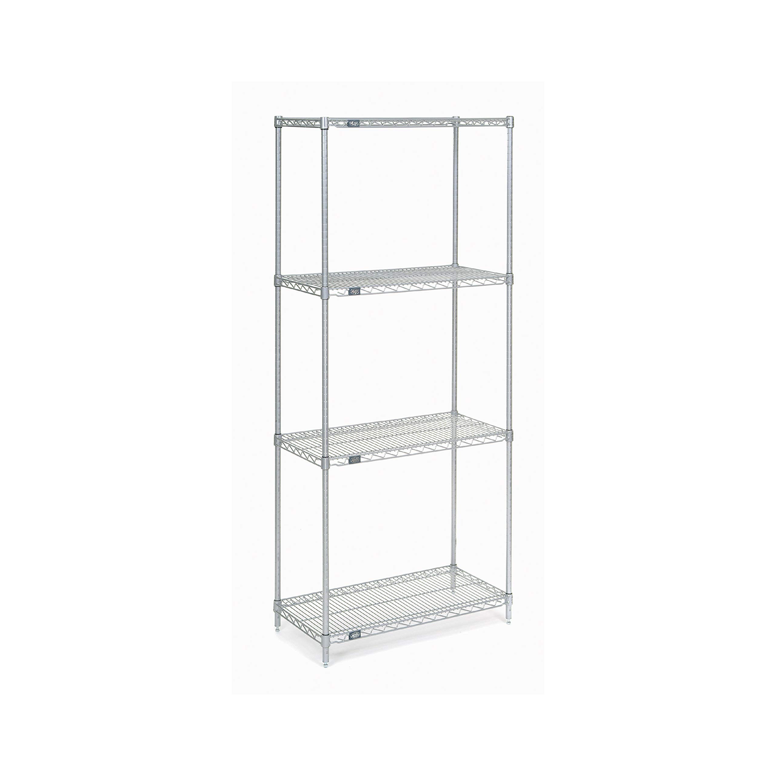Nexel 4-Tier Adjustable Wire Shelving Unit 18