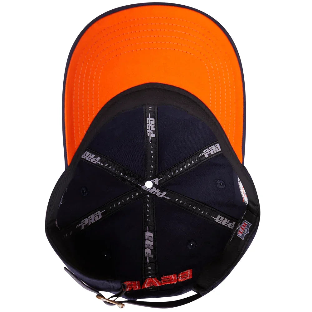 Chicago Bears Super Bowl 20 Strapback Hat for Men - NFL Officially Licensed Adjustable Snapback Cap - Perfect for Game Day, Tailgating & Sports Fan Gifts