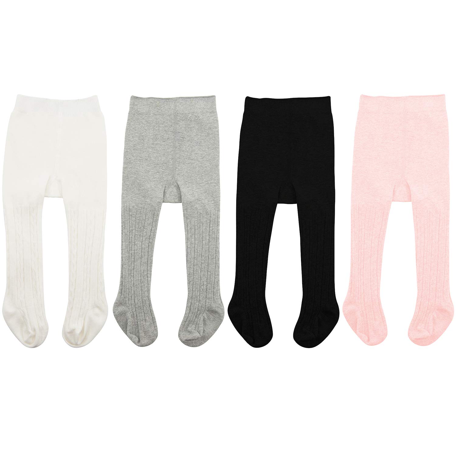 Zando Infant Soft Tights - Seamless Baby Leggings for Toddler Girls | Warm Winter Knit Stockings & Newborn Pants | Perfect for Playtime, Daycare & Family Outings