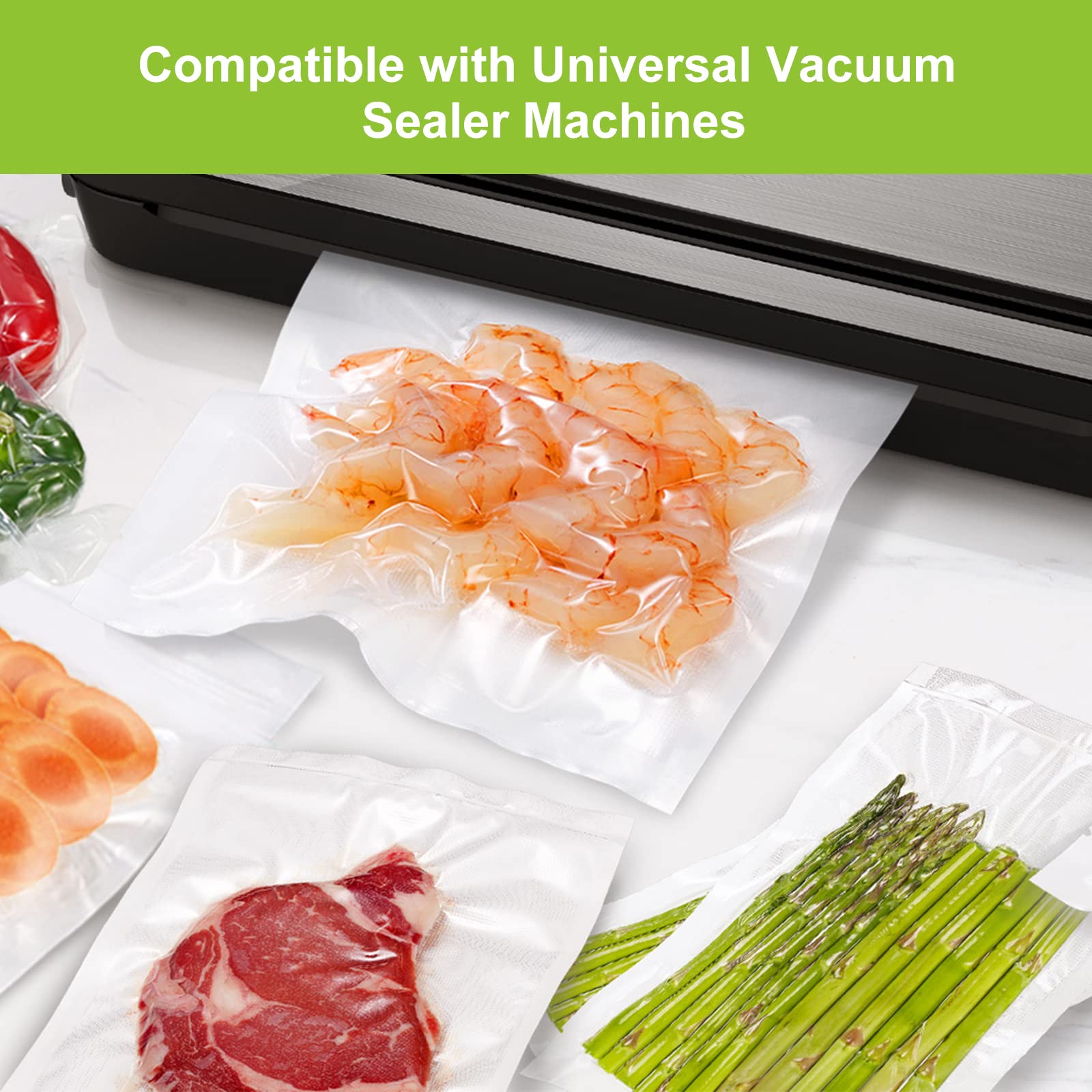 Bonsenkitchen Vacuum Sealer Bags 2 Pack - 11