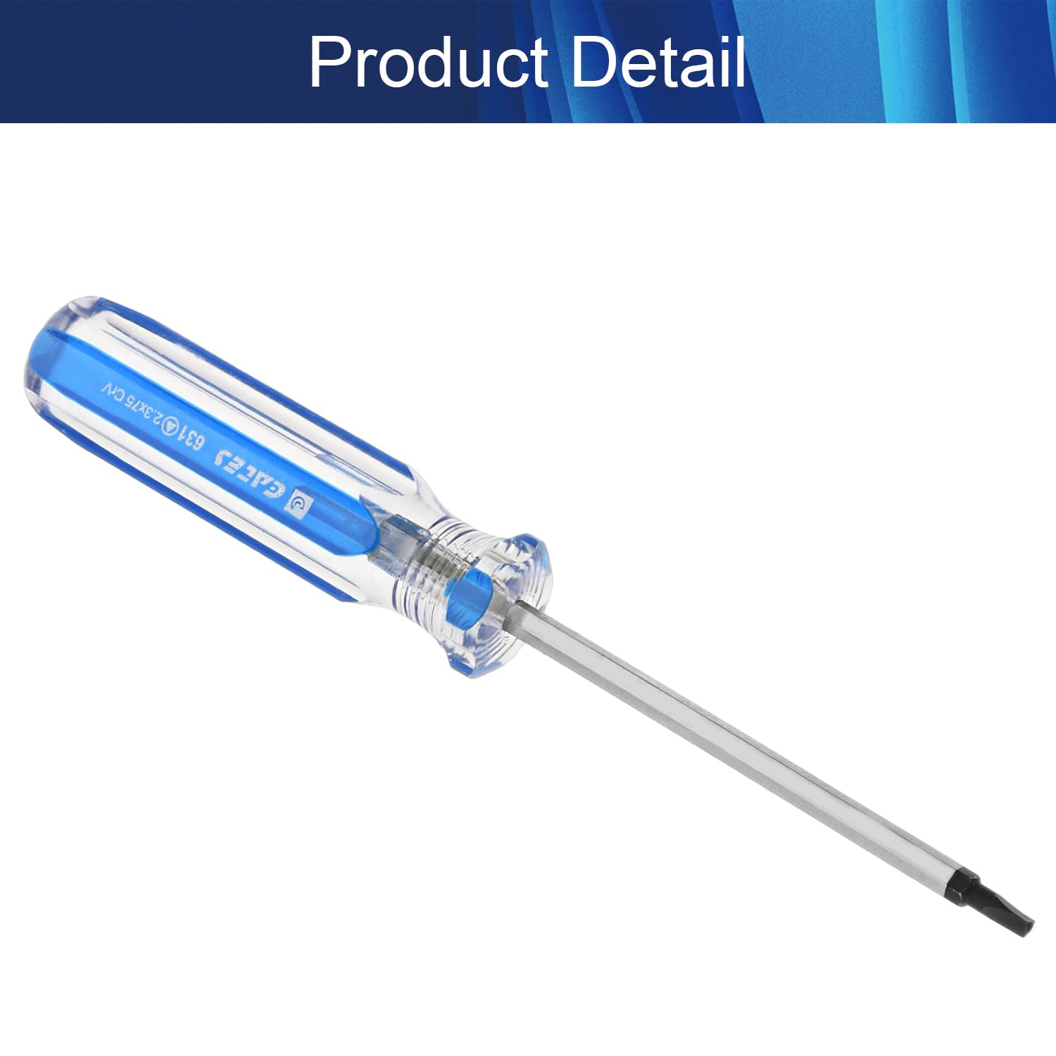 2.3mm Triangle Head Screwdriver with Plastic Handle - Multi-Purpose Electrician Tool (1 Piece) - Perfect for Electronics Repair, Appliance Maintenance & DIY Projects
