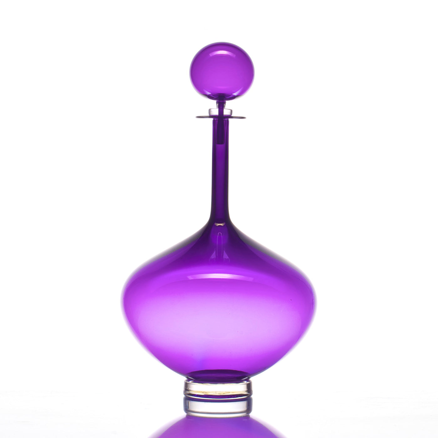 Joe Cariati Large Genie Bottle Decanter - Handcrafted Glass Liquor Decanter for Whiskey, Wine & Cocktails - Elegant Home Bar Accessory for Entertaining & Gifting