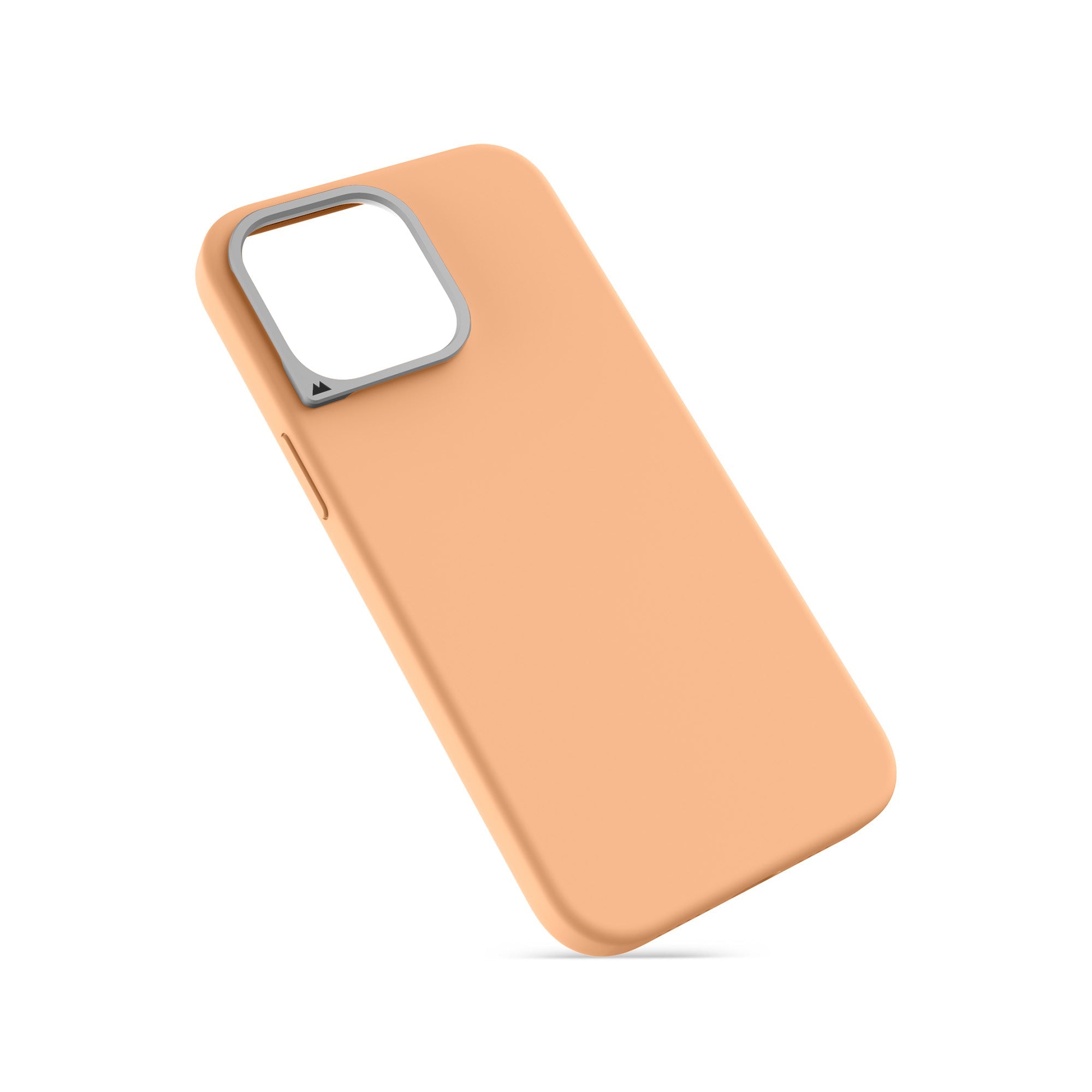 MagSafe® Compatible Apricot Silicone iPhone Case - Slim Minimalist Protective Cover for iPhone 13/14/15 Pro Max - Perfect for Everyday Use, Travel & Work