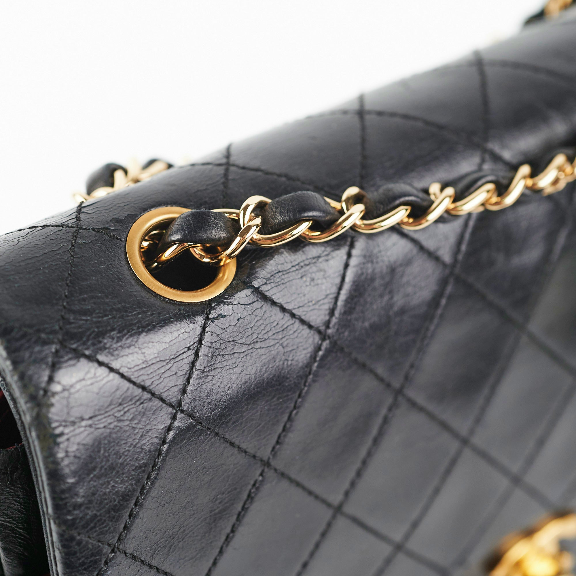 Chanel Medium Classic Flap Bag Black Lambskin Leather - Luxury Designer Handbag for Women, Perfect for Evening Events & Special Occasions