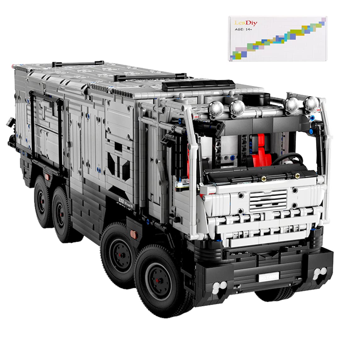 GENYUU SUV Car Model Building Blocks - 6080pcs Off-Road Technic Truck MOC Engineering Toy Set, Compatible with Lego Technic | STEM Educational Toy for Adults & Kids | Perfect for Creative Play, DIY Projects & Collector's Display
