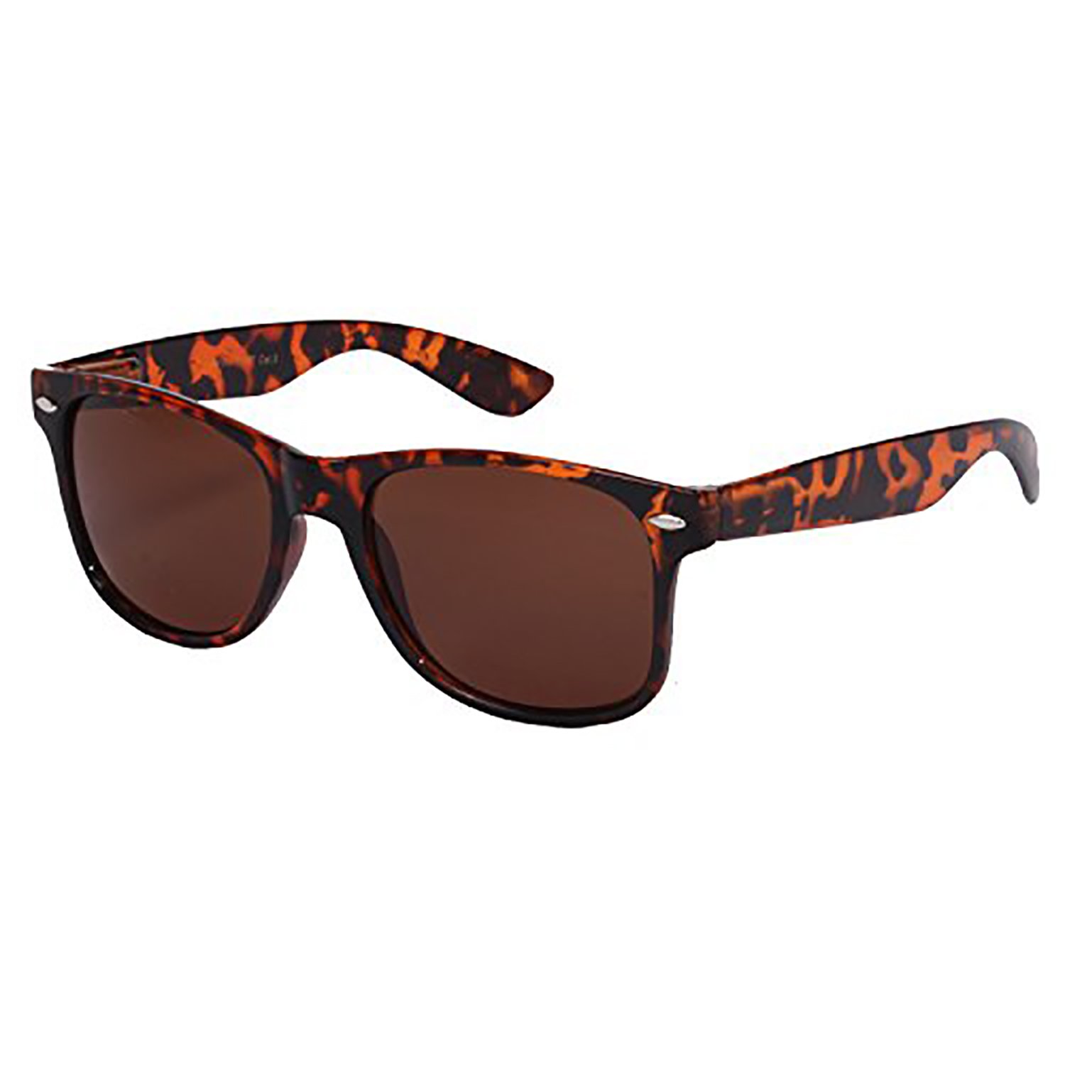 Retro Rewind Classic Polarized Sunglasses for Men & Women - Vintage Tortoise Frame UV400 Protection (52mm) - Perfect for Driving, Beach & Outdoor Activities