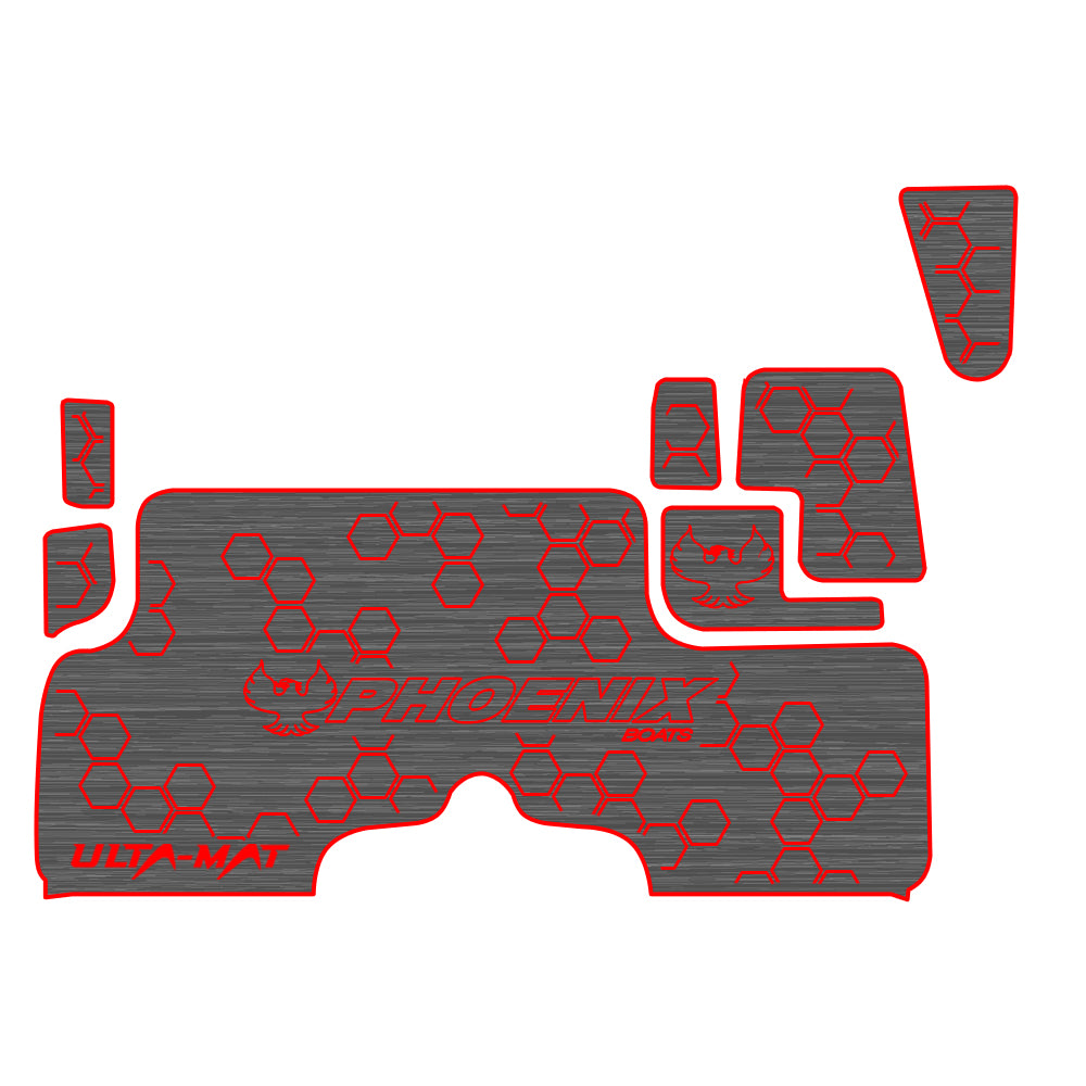 CHARCOAL/RED