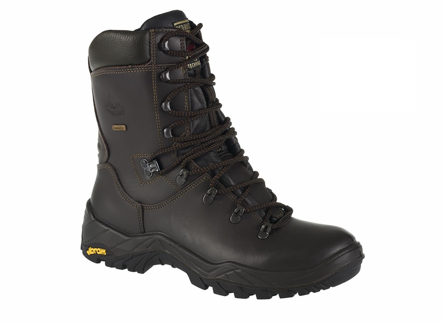 RED ROCK Sympatex Brown Waterproof Hiking Boots - Lightweight Amphibious Outdoor Shoes for Men & Women - Perfect for Camping, Fishing, and Wet Weather Adventures