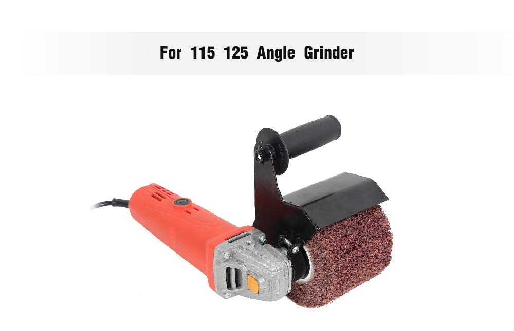 Multifunctional Burnishing & Polishing Machine Set with Sanding Wheel for 115/125mm Angle Grinders (M14 Thread) - Perfect for Metal Finishing, Wood Sanding & DIY Projects - Angle Grinder Not Included