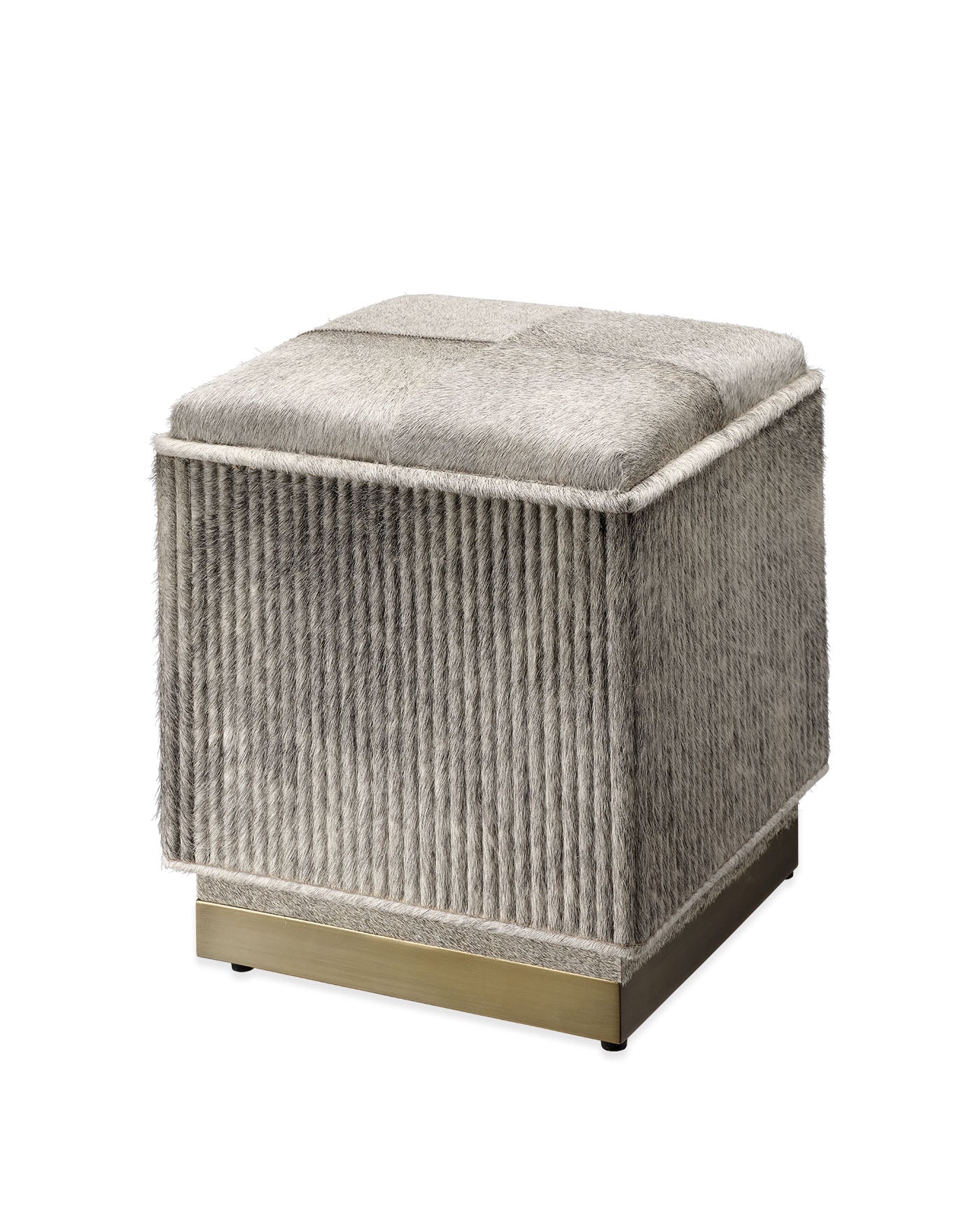 Easton Ottoman Grey - Modern Storage Ottoman with Removable Cushion Top - Perfect for Living Room, Bedroom, or Home Office
