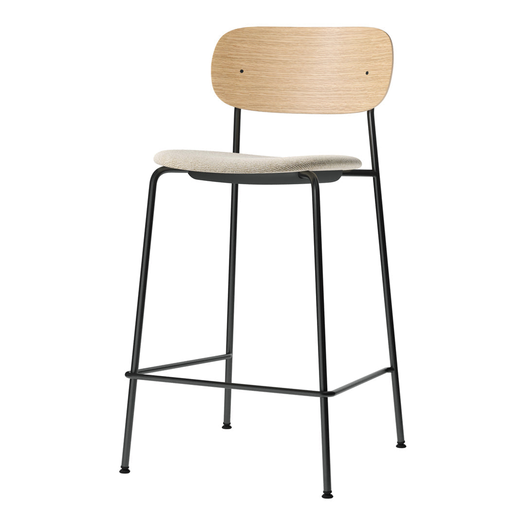 Stylish Co Counter Chair with Upholstered Seat - Perfect for Kitchen Islands, Breakfast Bars & Small Dining Spaces
