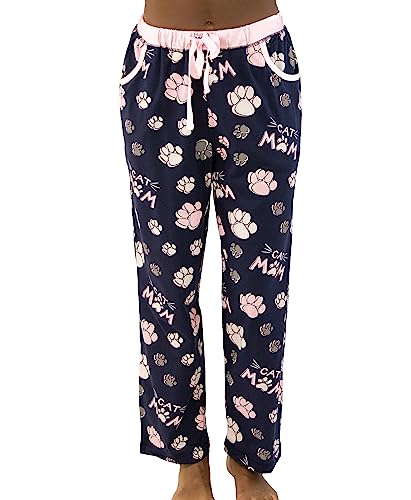 Cat Mom Womens Pajama Pant