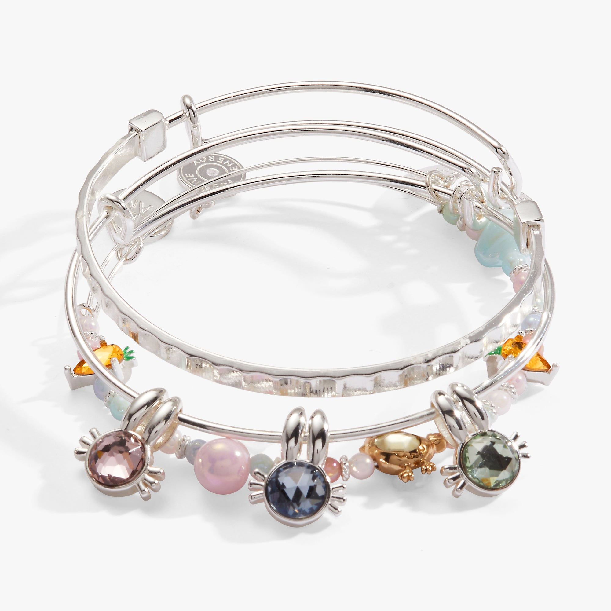 Sparkling Crystal Bunny Bracelet Set - 3 Pack Cute Animal Jewelry for Women & Girls - Perfect for Easter Gifts, Birthday Party Favors, and Everyday Fashion Accessories