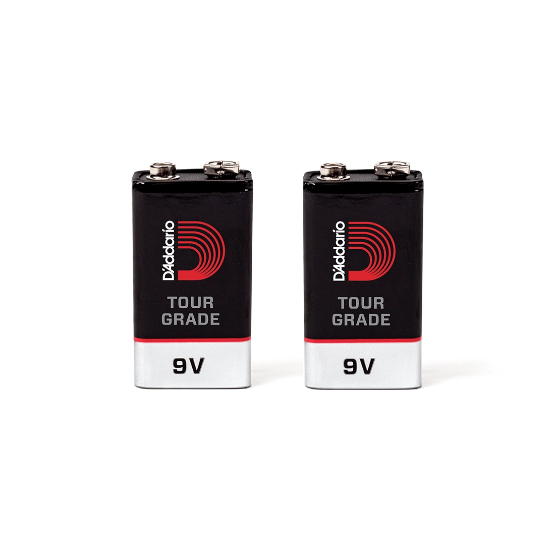 D'Addario 9V Alkaline Batteries - 2 Pack - Long-Lasting Power for Guitar Pedals, Smoke Detectors & Electronic Devices