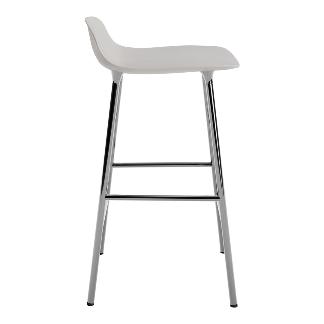 Modern Metal Leg Form Counter Stool - Bar Stool for Kitchen Island, Breakfast Nook & Home Decor
