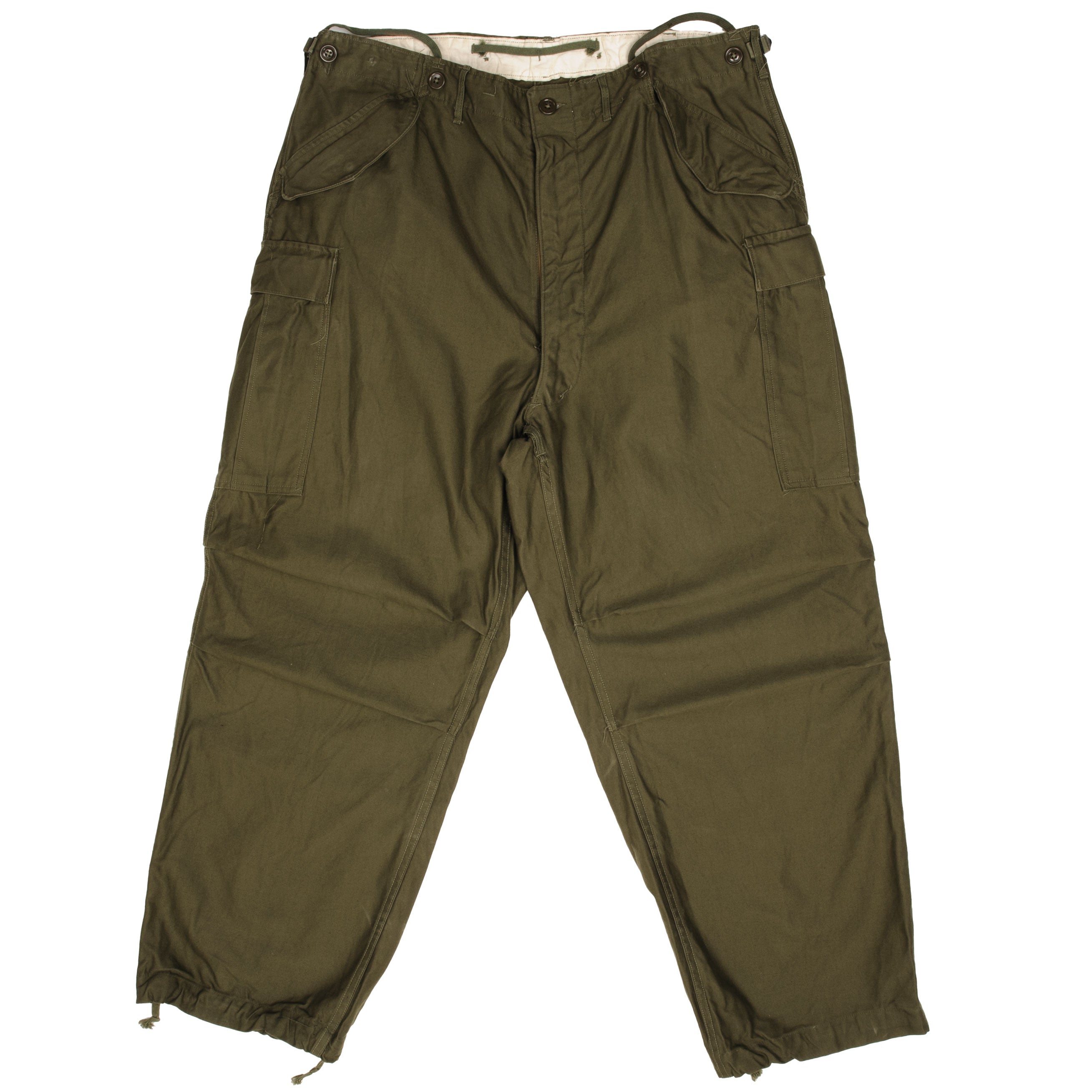 Vintage US Army M51 Field Pants Korean War Era - W38 L30 - Authentic Military Trousers for Outdoor Adventures & Historical Reenactments