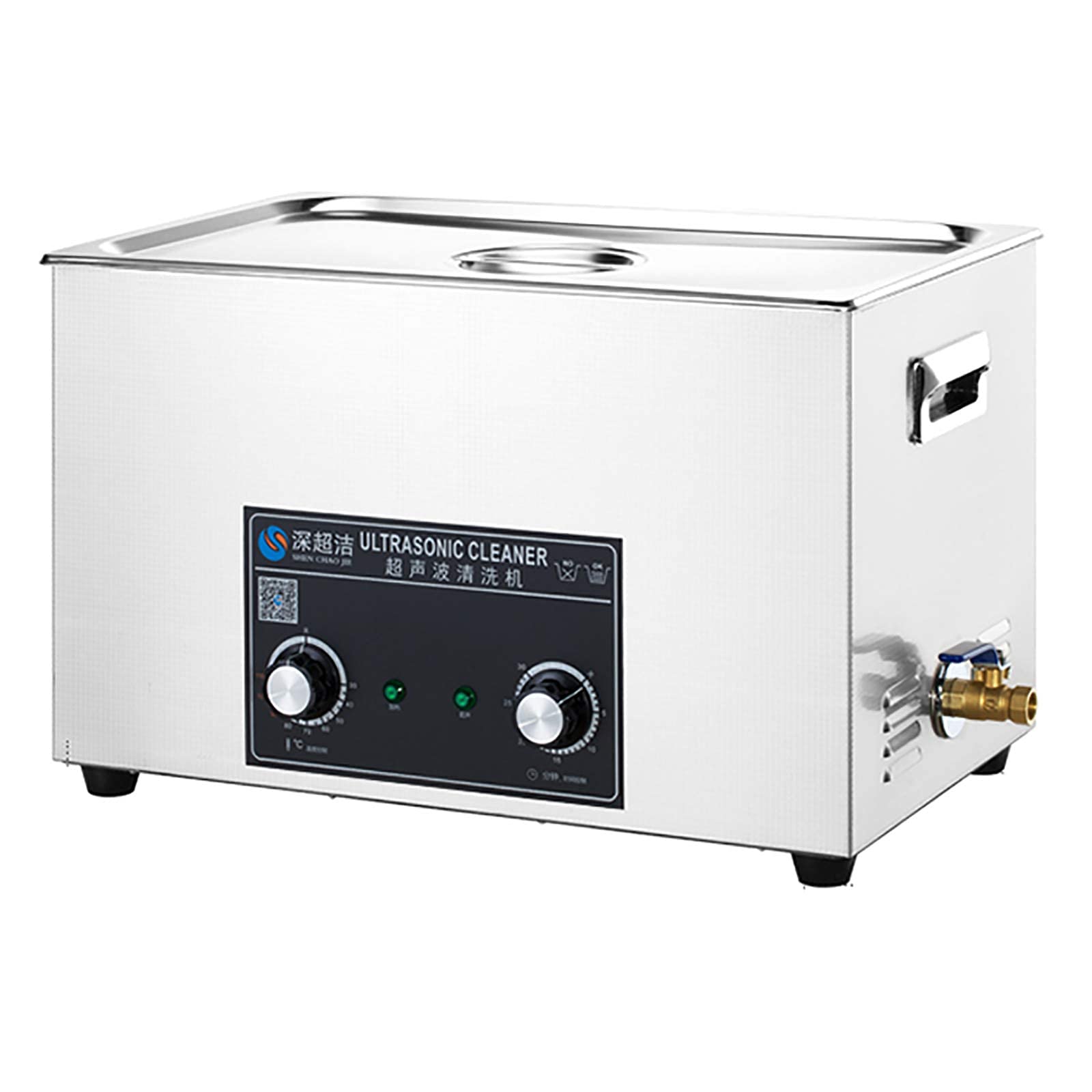 NICETOW 40KHz Ultrasonic Cleaner with Stainless Steel Knob, Timer & Heater - Adjustable for Jewelry, Watches, Dentures, Glasses & Metal Parts | Perfect for Home, Jewelry Stores & Dental Clinics