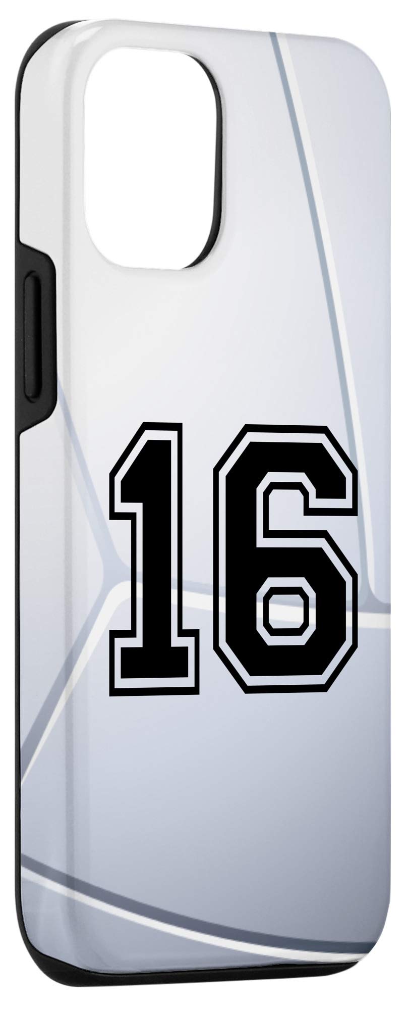 iPhone 12/12 Pro Volleyball Jersey Number 16 Case - Durable Protective Phone Cover for Sports Fans & Players - Perfect for Volleyball Games, Training & Team Spirit