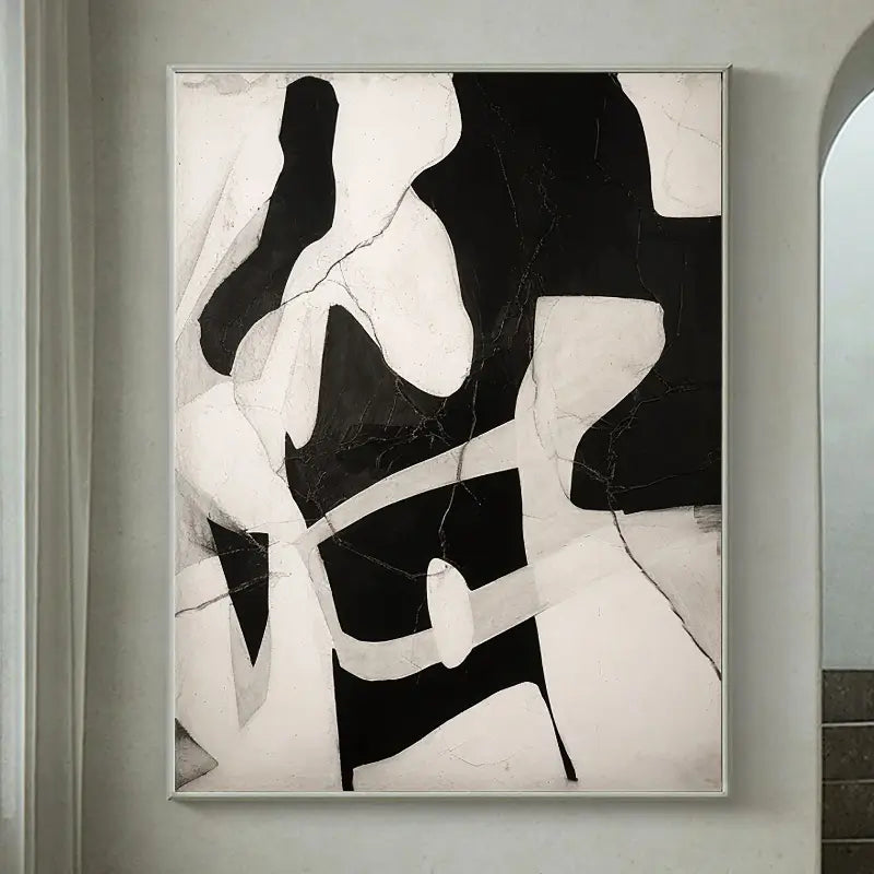 Abstract Tranquility Art Painting - Modern Wall Decor for Living Room & Bedroom - Handmade Canvas Artwork #WS006 | Perfect for Home, Office & Meditation Spaces