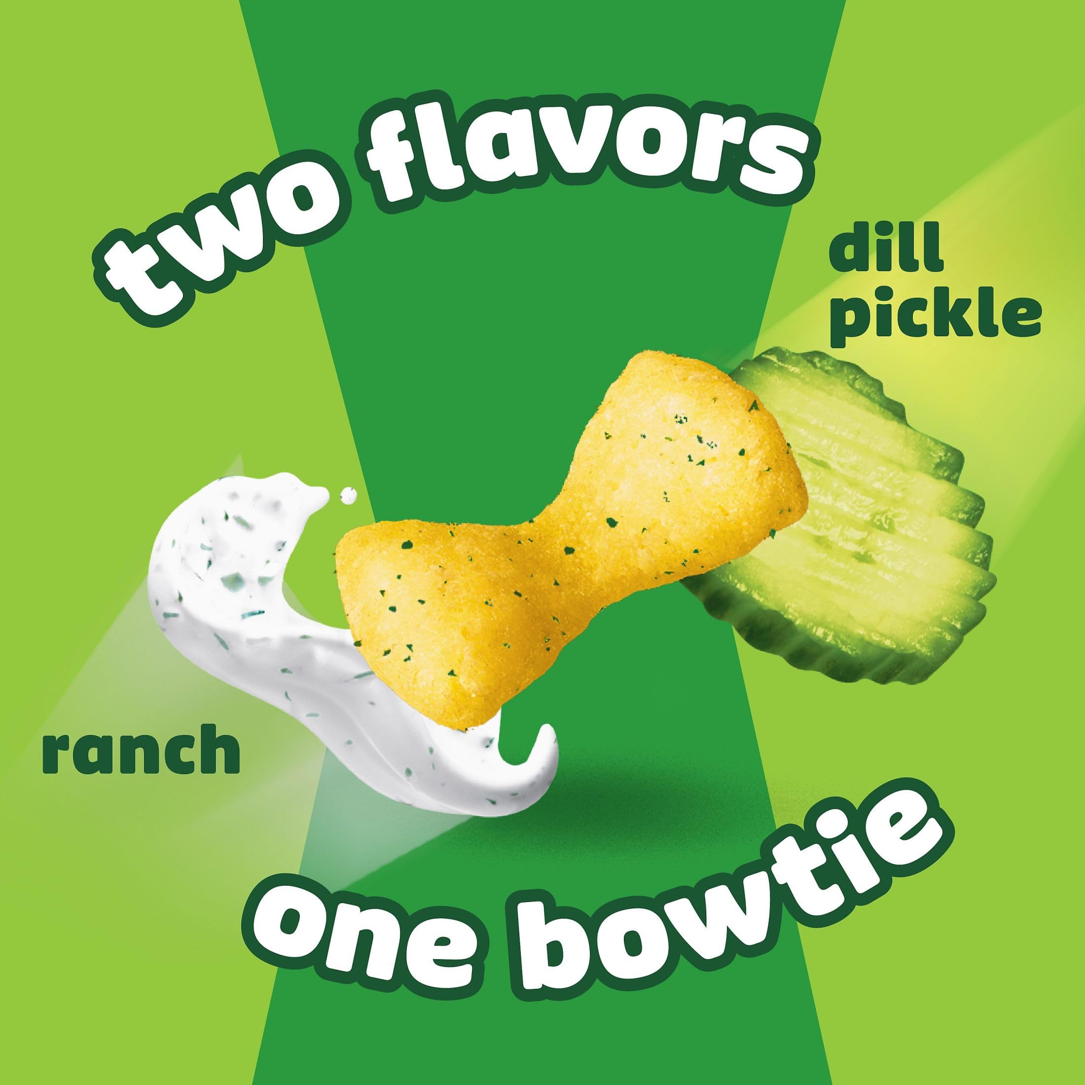 Pringles Mingles Puffed Snacks - Dill Pickle & Ranch Flavor - 6 Pack of Crunchy Salty Snacks for Parties, Road Trips & Movie Nights