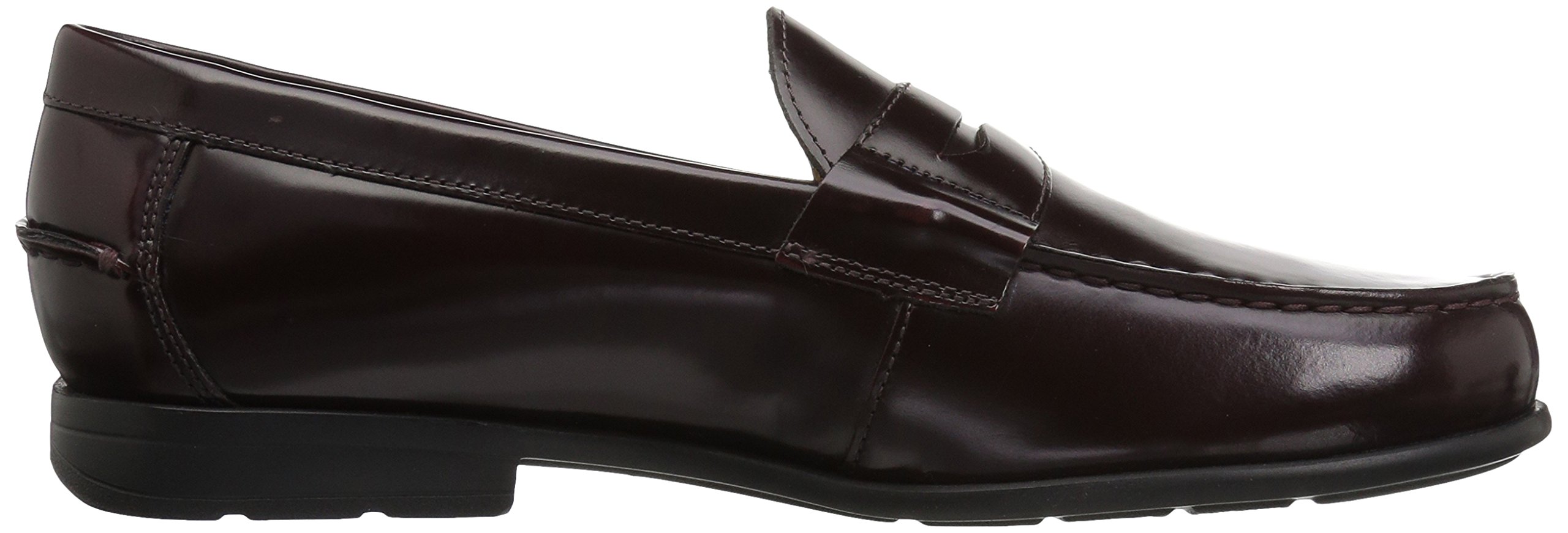 Nunn Bush Men's Drexel Penny Loafers with Kore Comfort Technology - Burgundy, Size 9 US - Comfortable Slip-On Shoes for Work, Casual & Dress Occasions