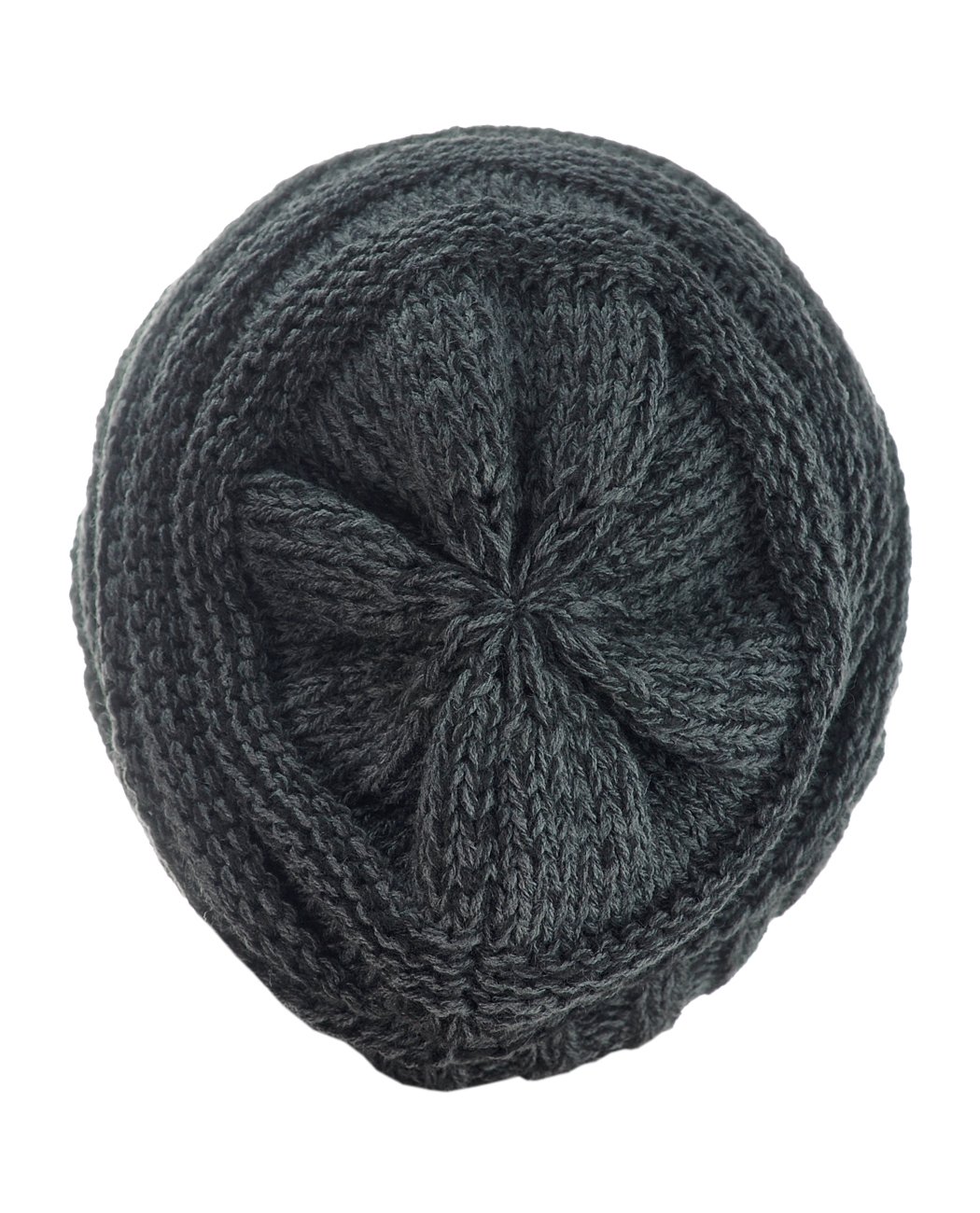 NYFASHION101 Slouchy Wrinkled Beanie Cap - Soft Stretchy Skull Hat for Men & Women - Perfect for Winter, Outdoor Activities & Casual Streetwear Fashion