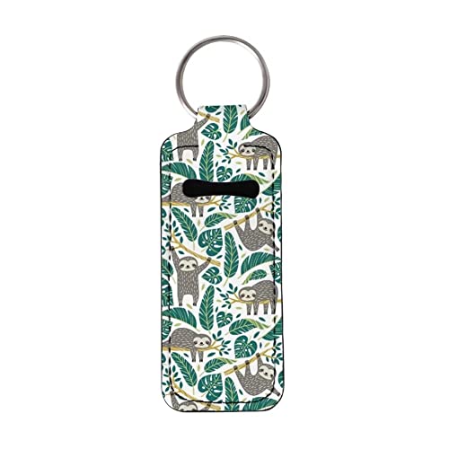 YoungerBaby Tribal Mandala Flower Lip Balm Holder Keychain - Cute Chapstick Sleeve & Pouch for Women - Perfect for Purse, Backpack, Gym Bag & Travel Accessories